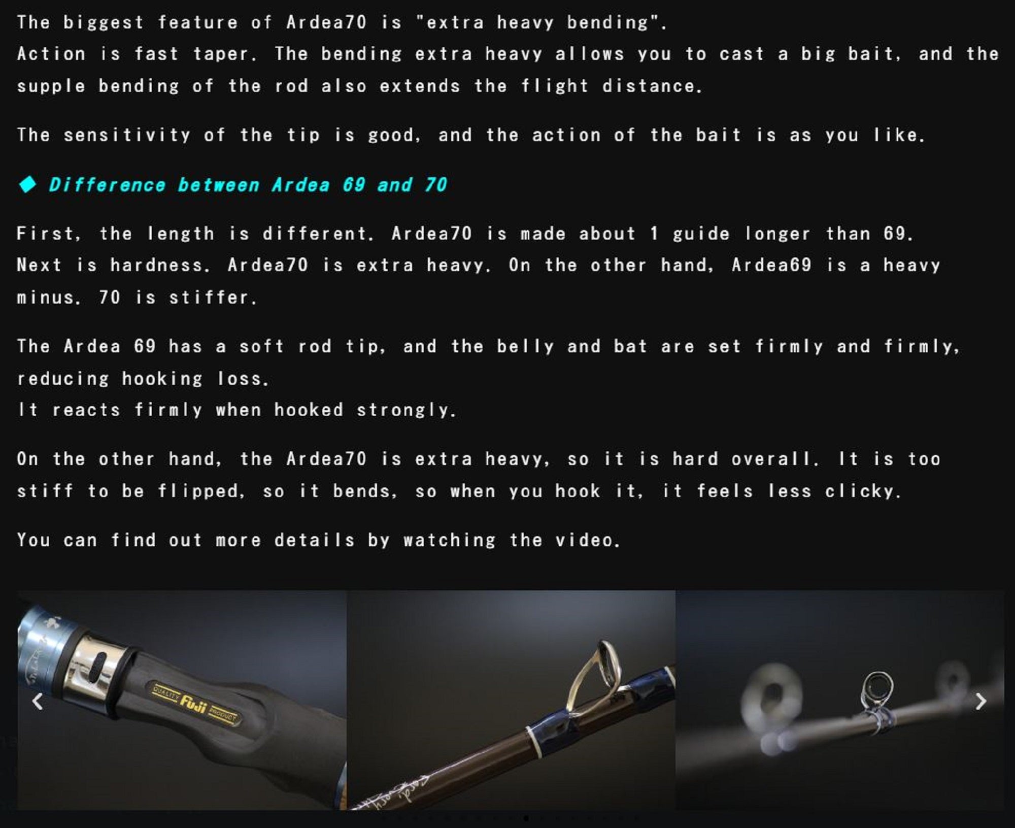 Tulala Rod Baitcast Hamazu Ardea 70 (3755)