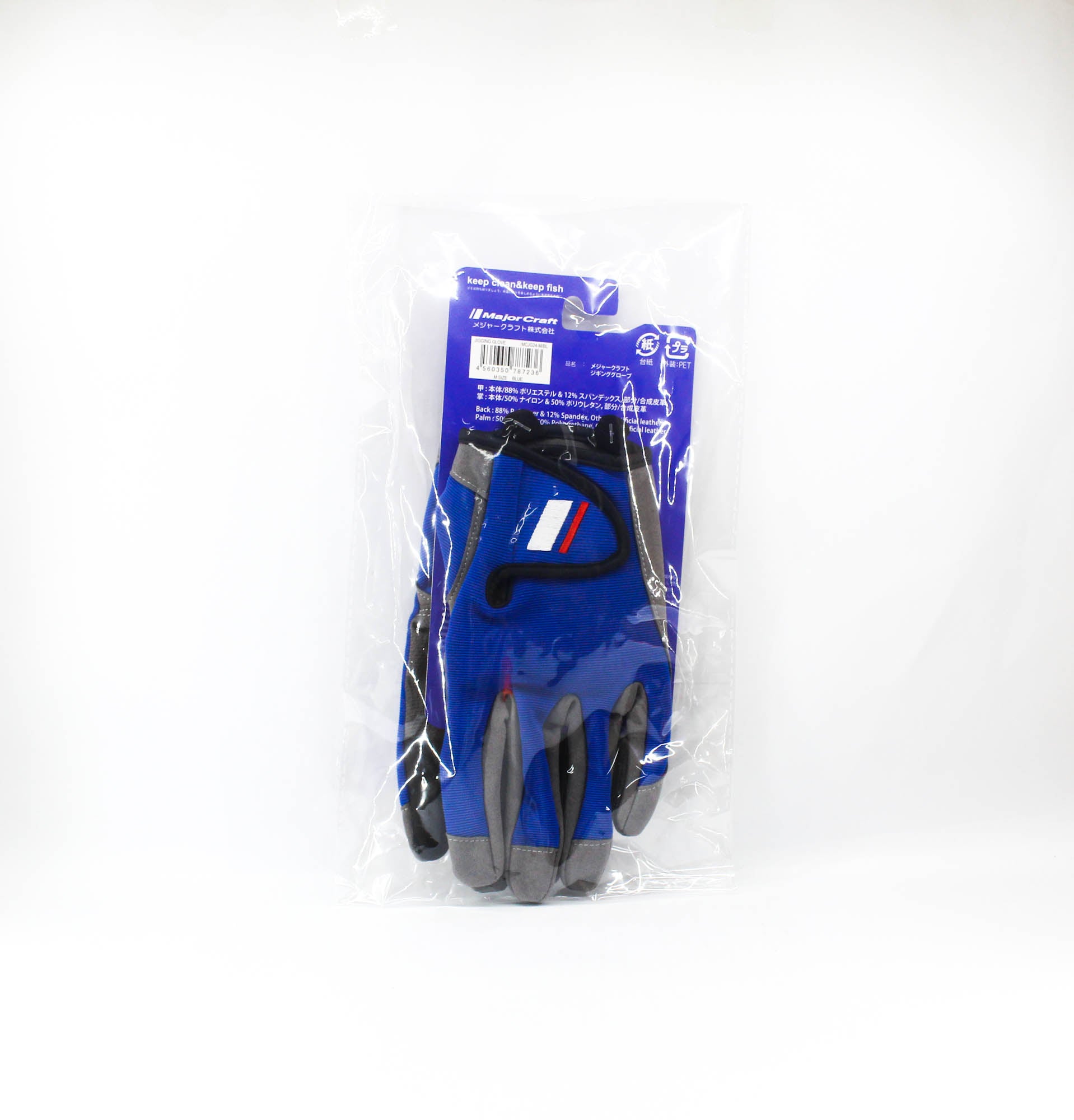 Major Craft Gloves Jigging MCJG24 Size M BL (7236)