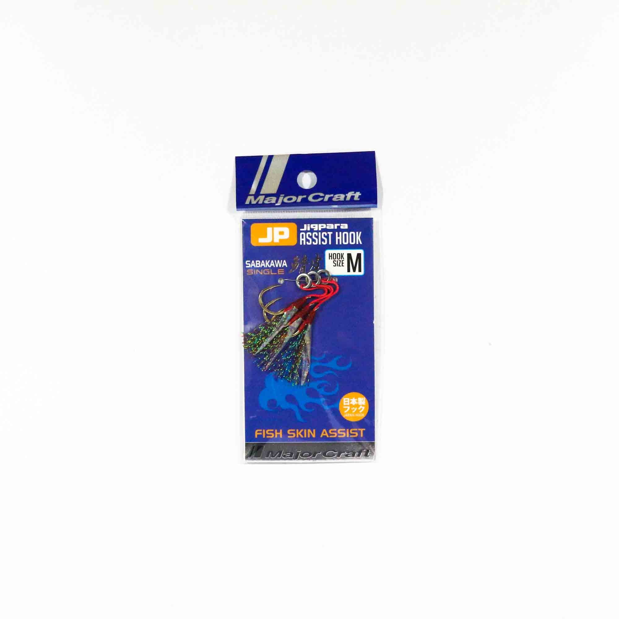 Major Craft JPS Assist Hook Fish Skin 3 pc per pack Size M (4654)