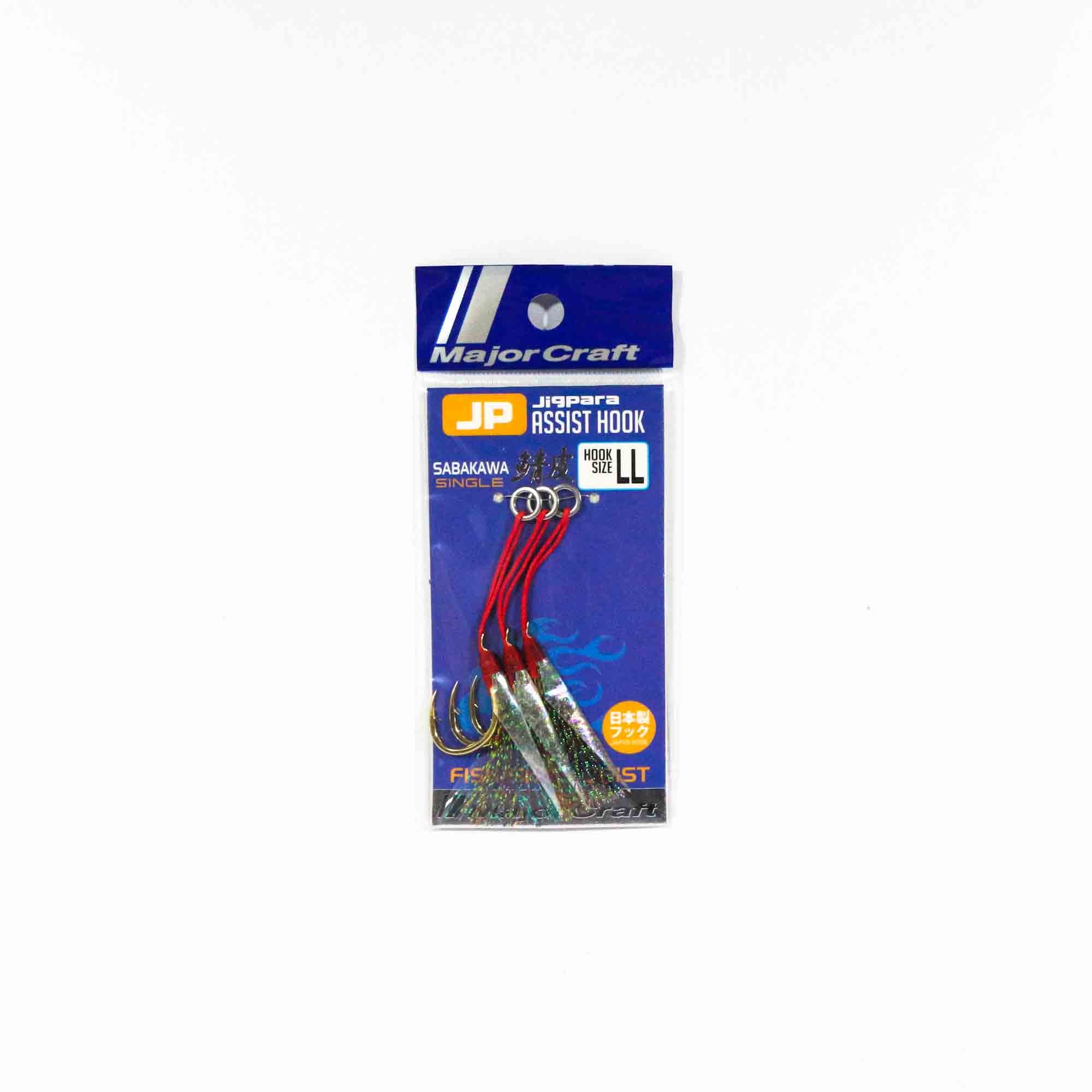 Major Craft JPS Assist Hook Fish Skin 3 pc per pack Size LL (4678)