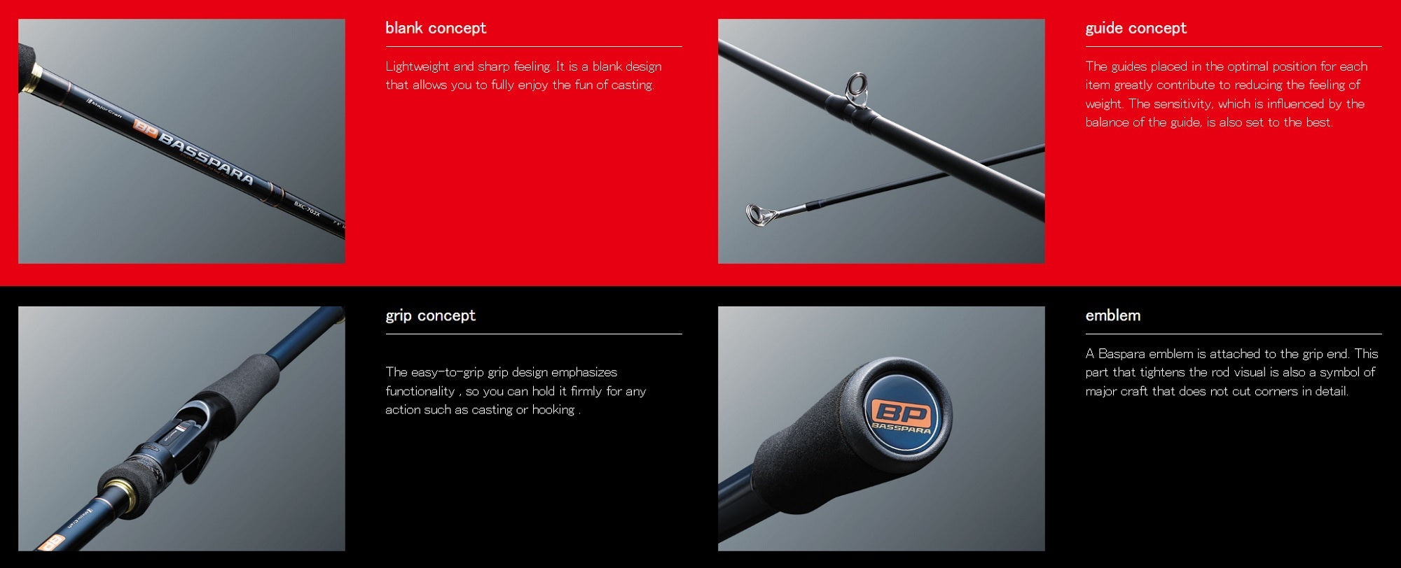 Major Craft Basspara Series Spinning Rod BXS 662L (6325)