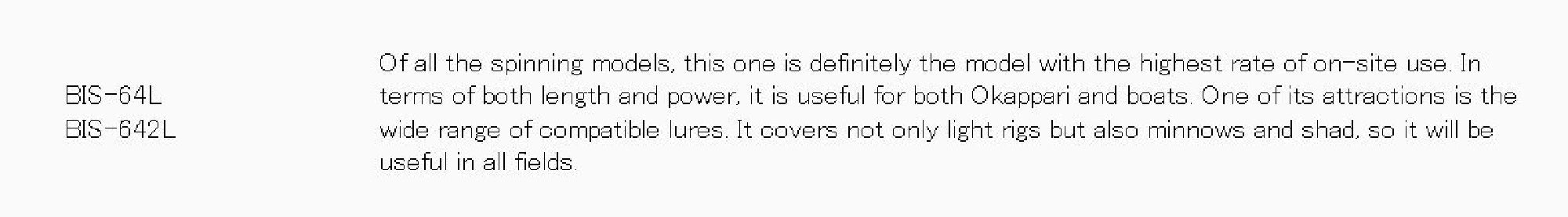 Major Craft Benkei Series Spinning Rod BIS 642 L (8213)