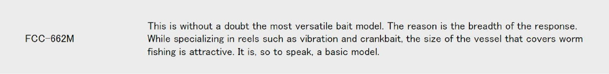 Major Craft First Cast Series Baitcast Rod FCC-662M (8589)