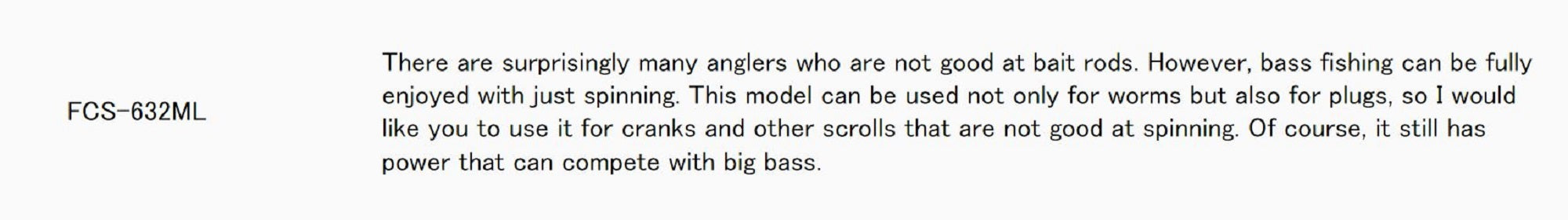 Major Craft First Cast Series Spinning Rod FCS-632ML (8657)