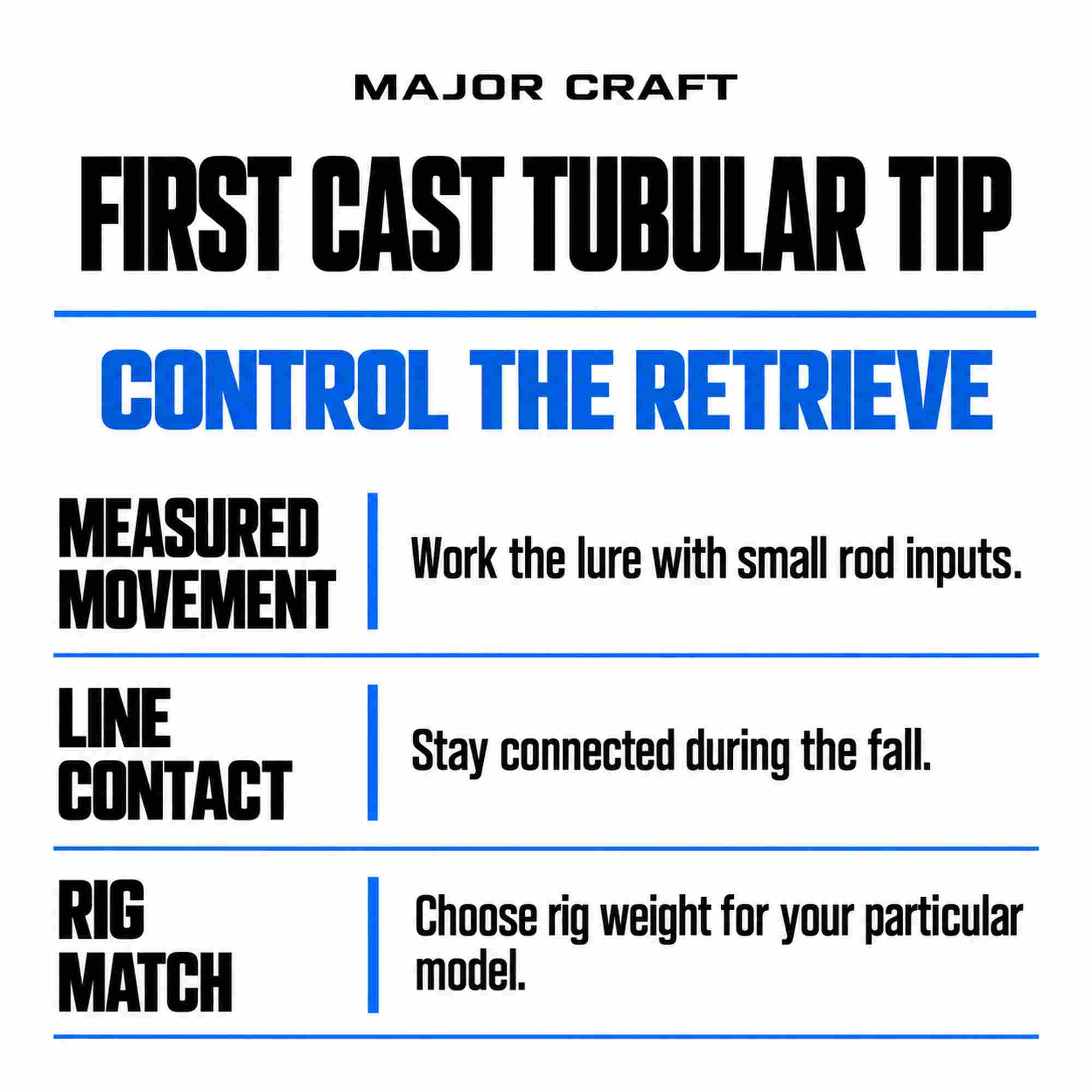 Major Craft First Cast Series Spinning Rod FCS-T682AJI (8763)