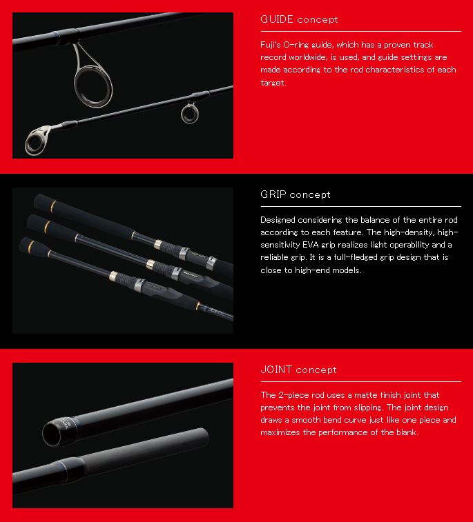 Major Craft First Cast Series Spinning Rod FCS 862 EL (8817)