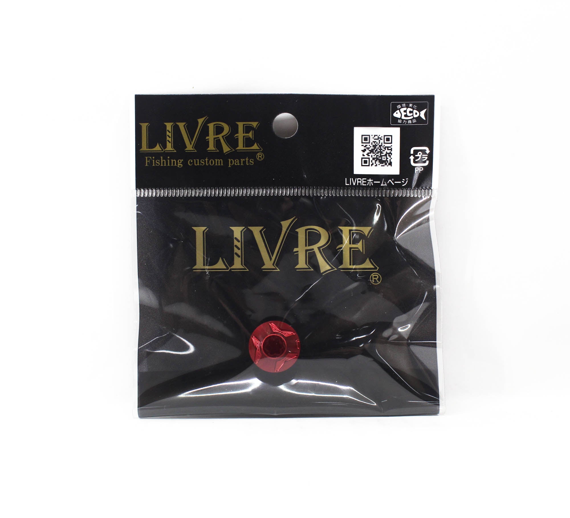 Livre Repair Parts 9827 SNUT-SL-RE Handle Nut Shimano Left Red (3716)