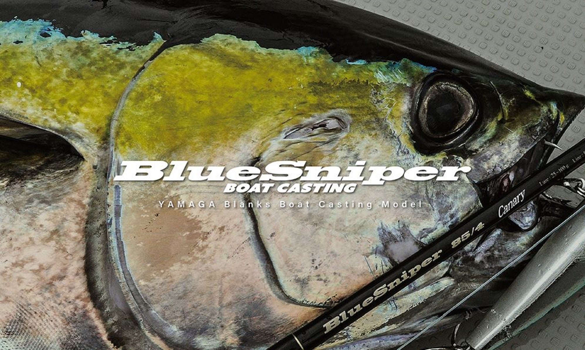 Yamaga Rod Spinning Boat Casting Model Blue Sniper BS-81/6BL Blacky (4576)
