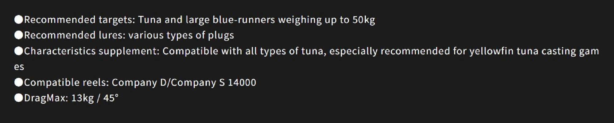 Sale Yamaga Rod Spinning Boat Casting Blue Sniper BS-81/6BL Blacky (4576)