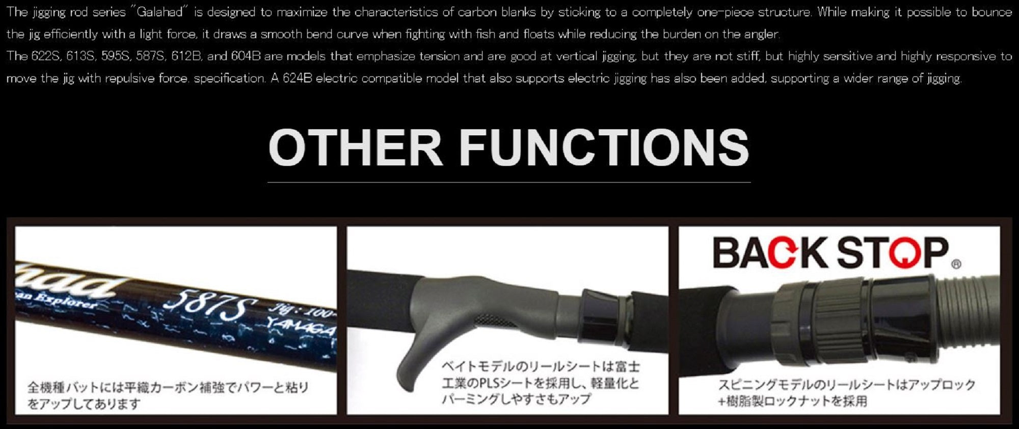 Sale Yamaga Rod Spinning Jigging Model Galahad Basic GA-585S (7331)