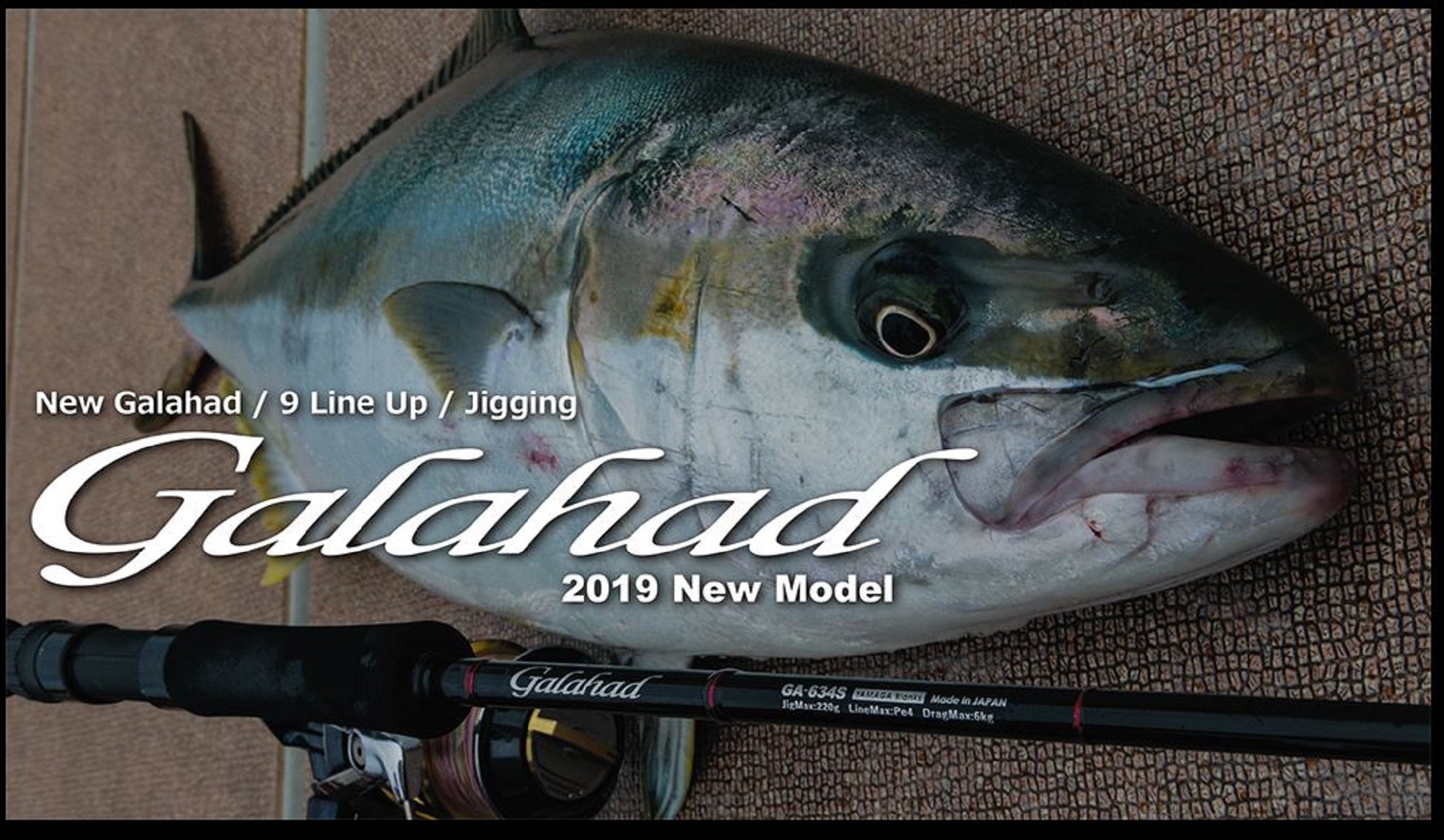 Yamaga Rod Baitcast Jigging Model Galahad Basic GA-526B (7355)