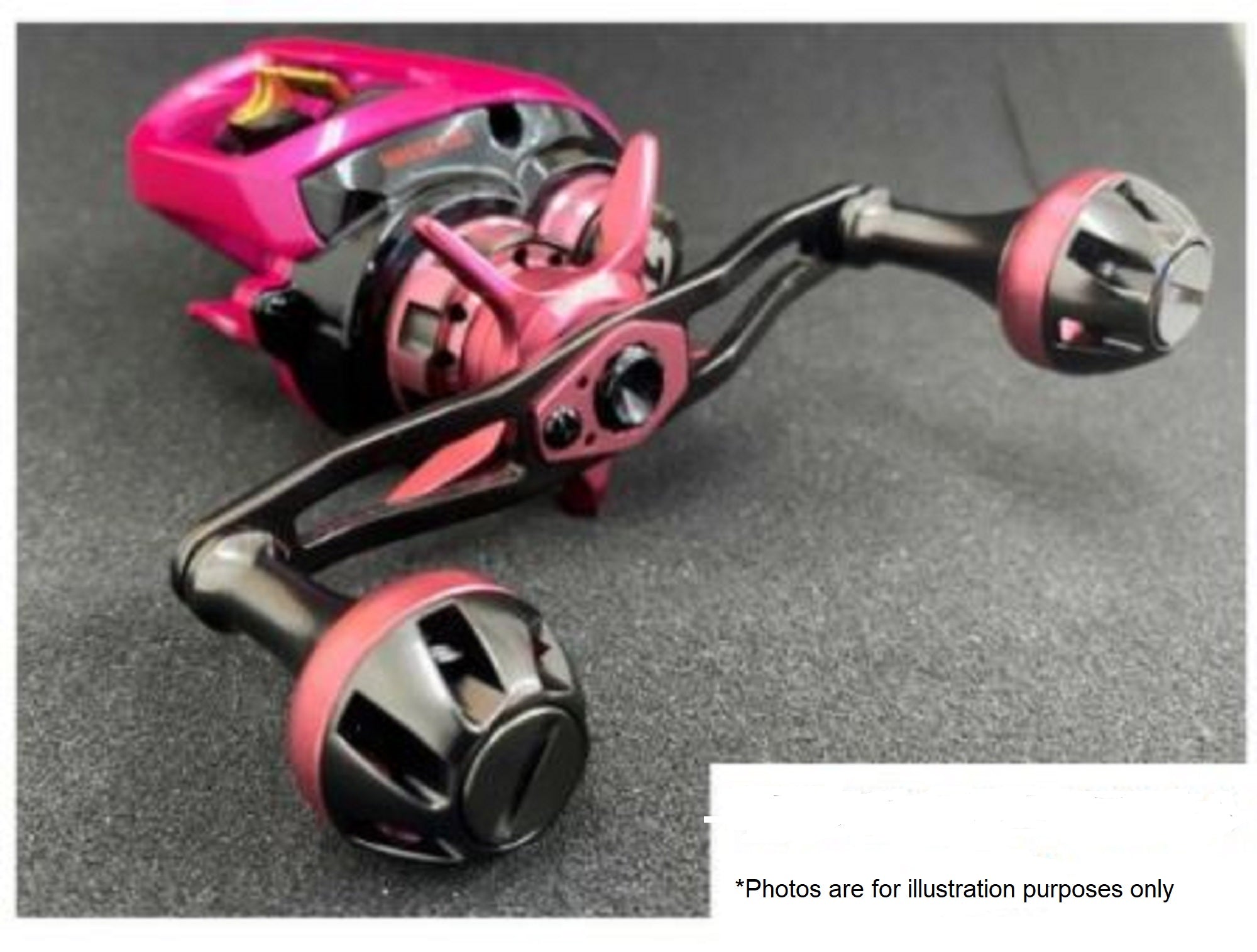 Sale Daiwa SLPW Aluminium Round Knob Silver Pink (8056)