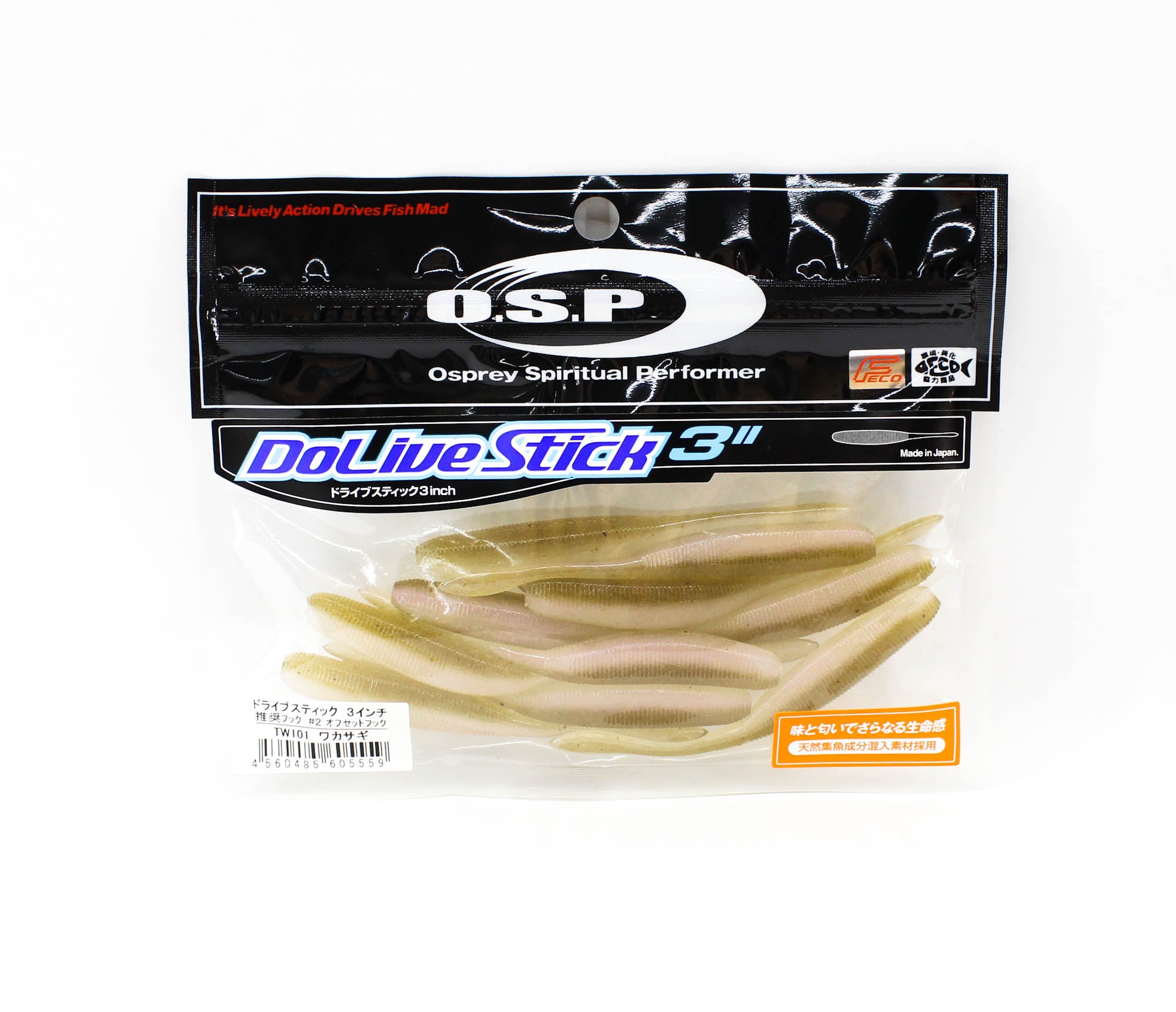 OSP Soft Lure Dolive Stick 3 Inches TW-101 (5559)