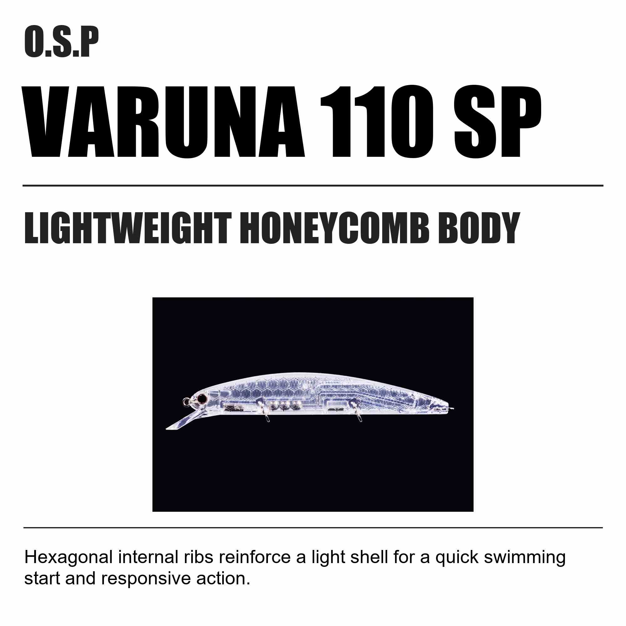 OSP Varuna 110 SP Suspend Minnow Lure P-23 (7669)