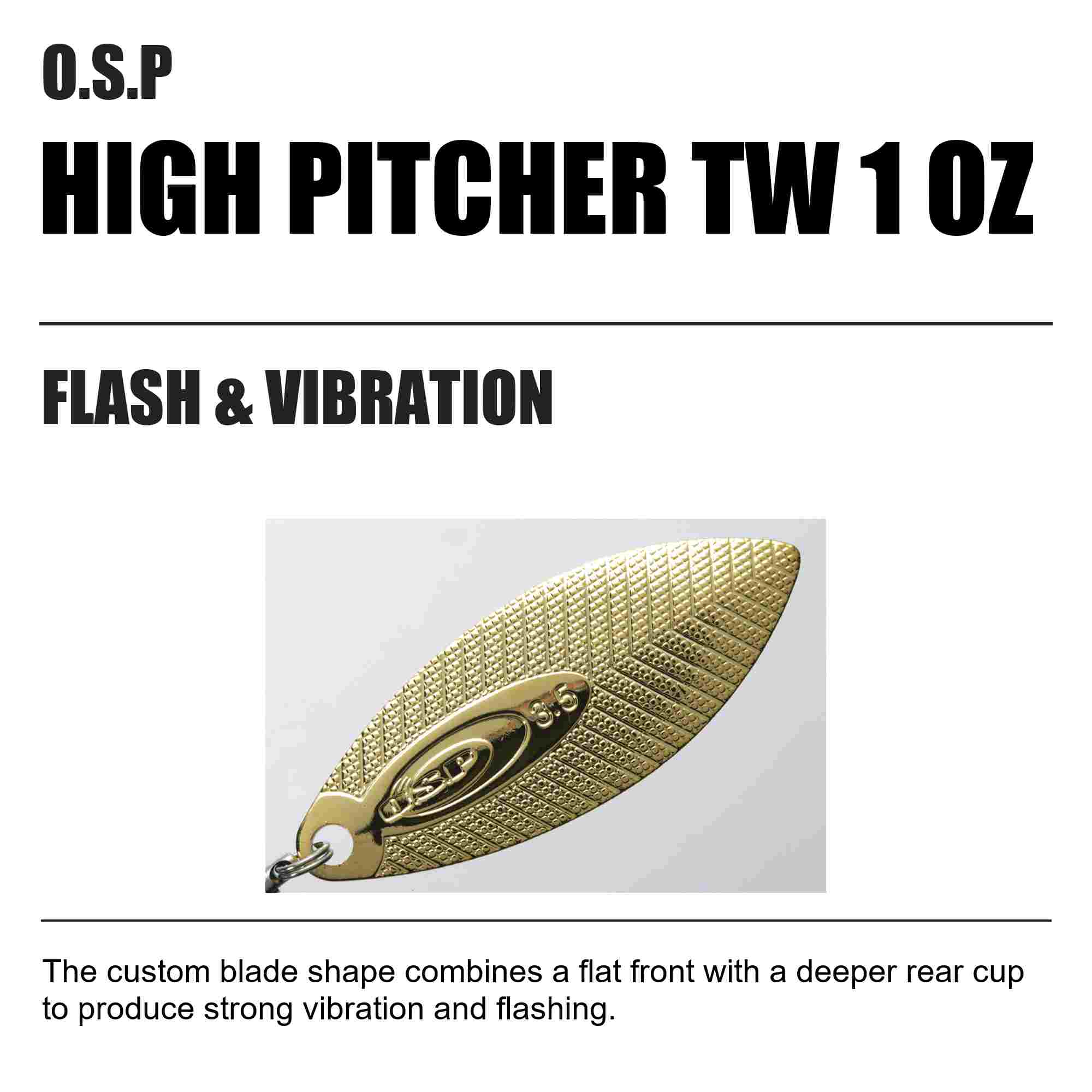 OSP Spinner Bait High Pitcher TW 1 Oz S-06 (8849)