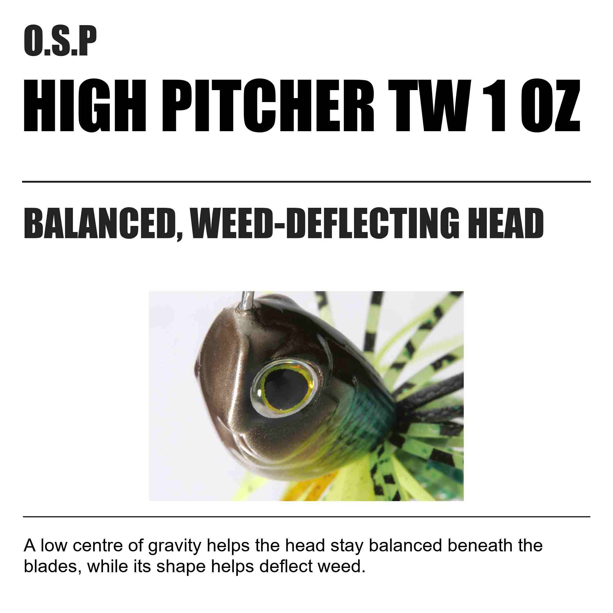 OSP Spinner Bait High Pitcher TW 1 Oz ST-17 (8870)