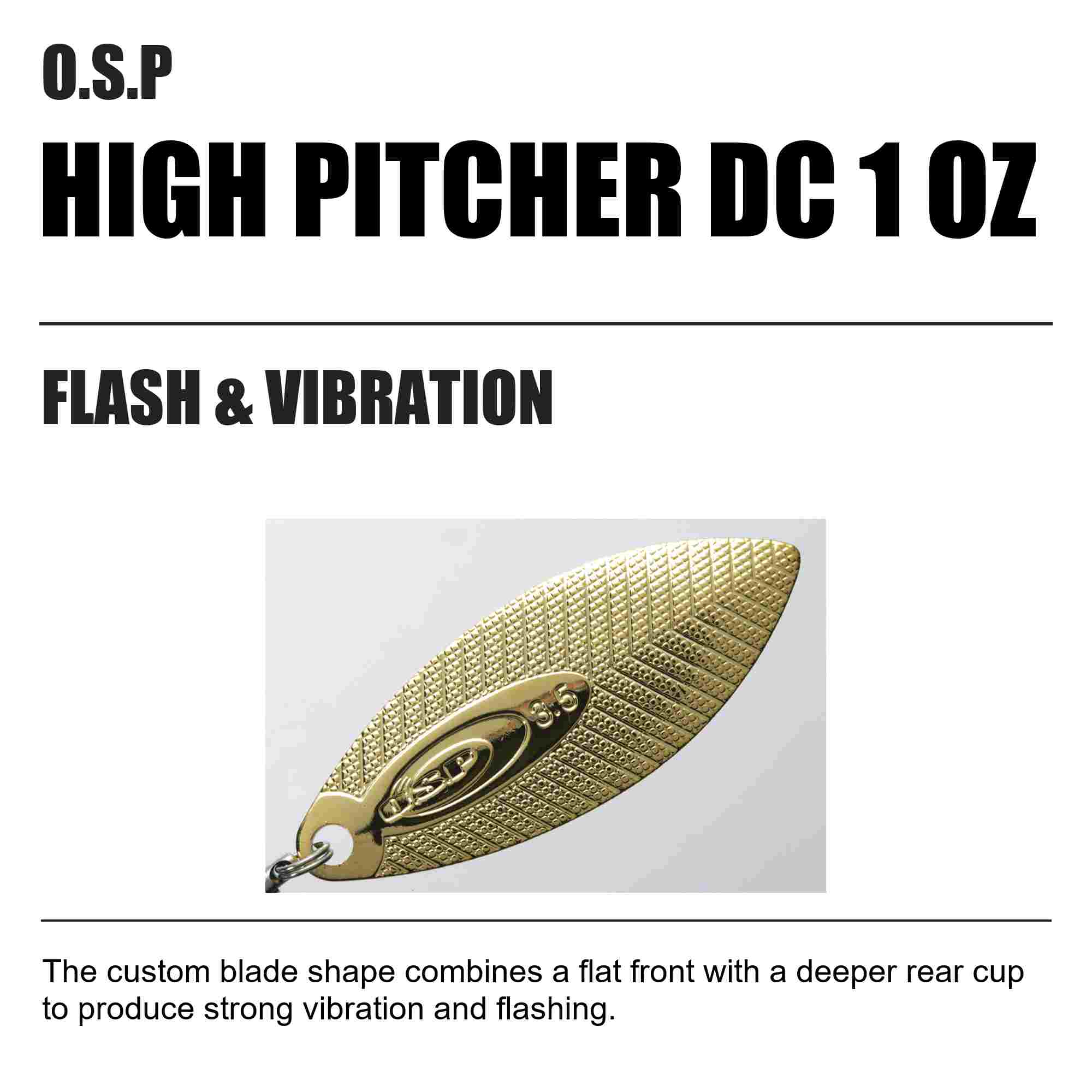 OSP Spinner Bait High Pitcher DC 1 Oz S-23 (8962)