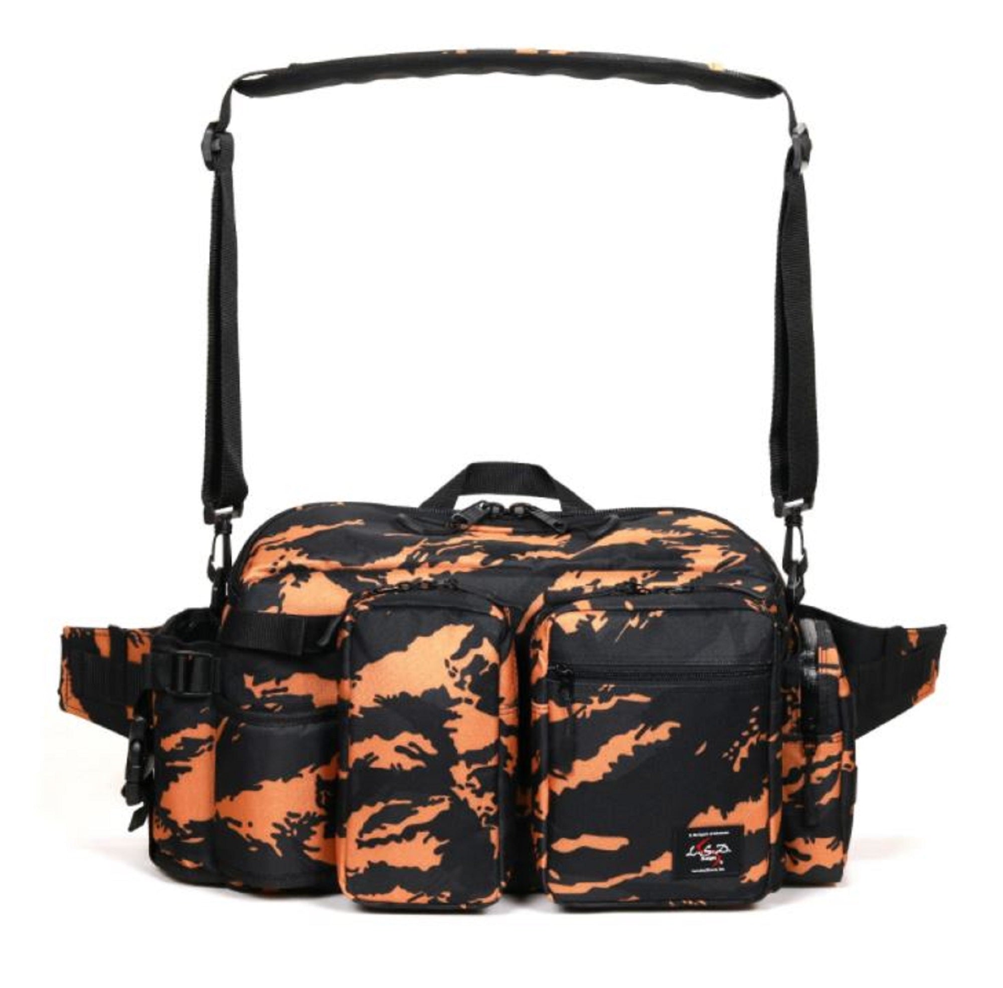LSD Hip Bag Tuned Monster 23.5 x 39.5 x 12 cm Orange Camo (1722)