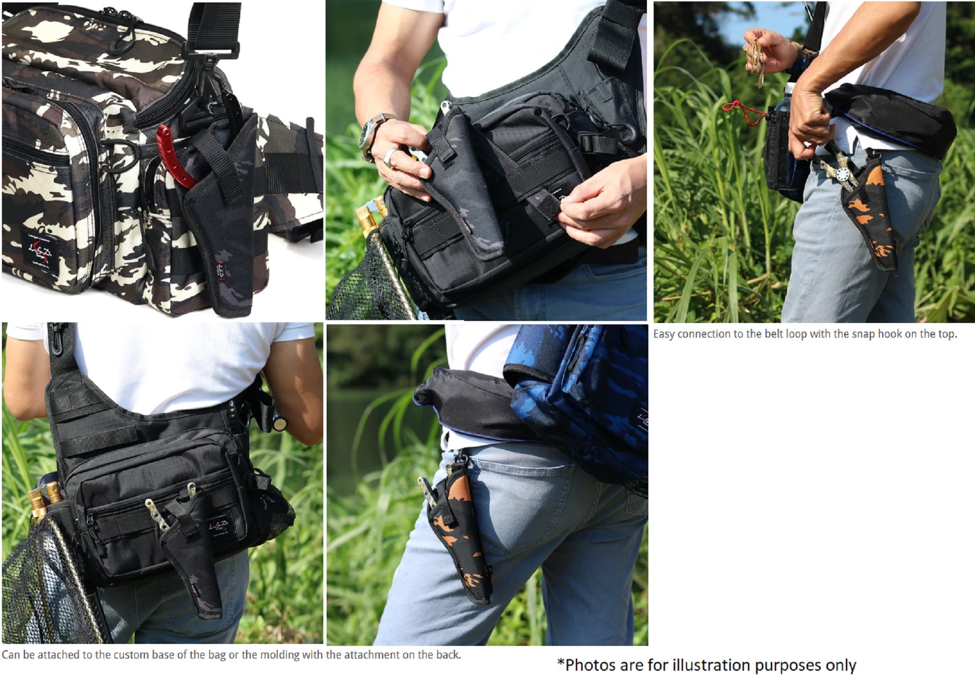 LSD Plier Holder Neo 20 x 8.5 x 2.5 cm Camo (2088)