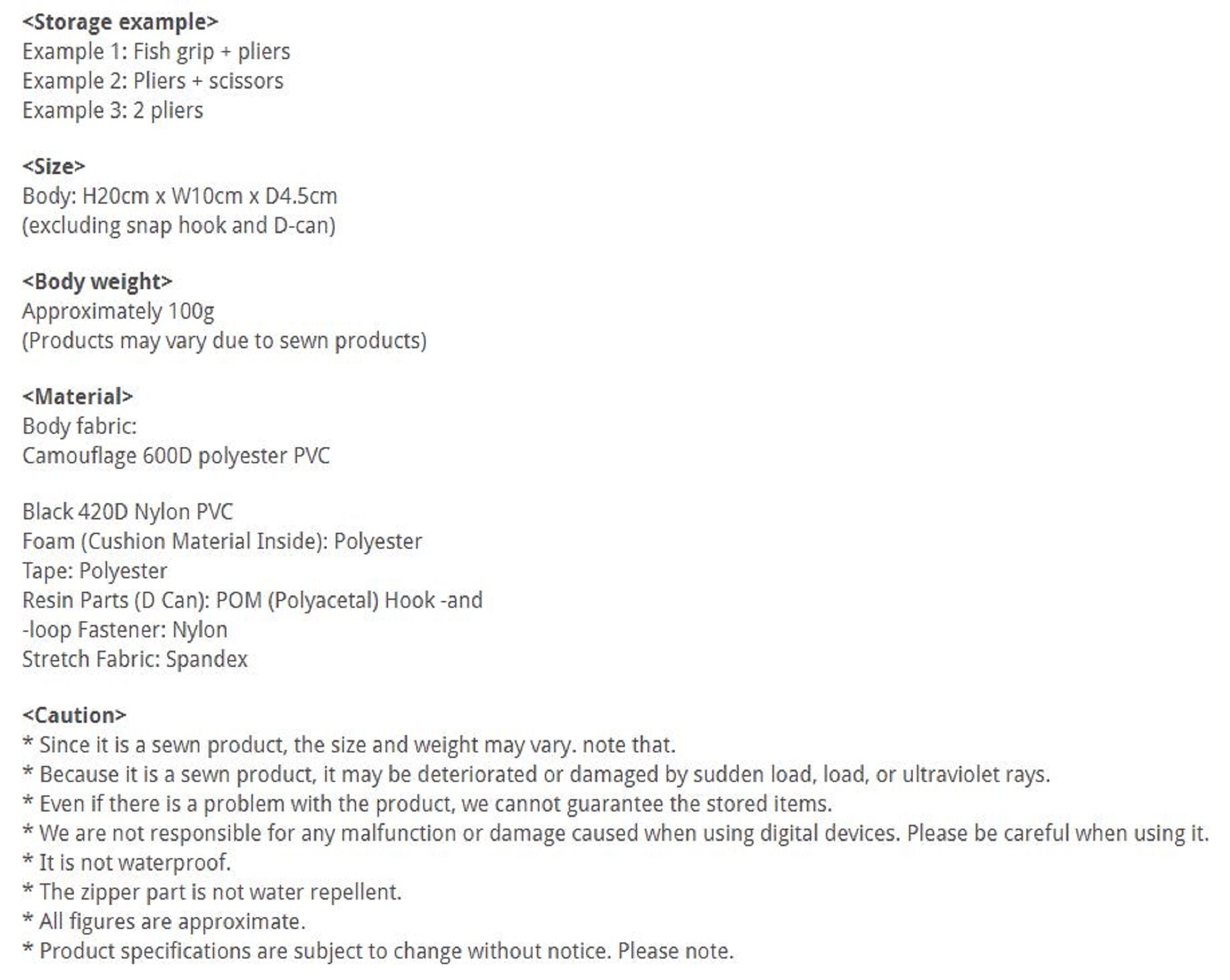 LSD Plier Holder Double Neo II 20 x 10 x 4.5 cm Blue Camo (3788)