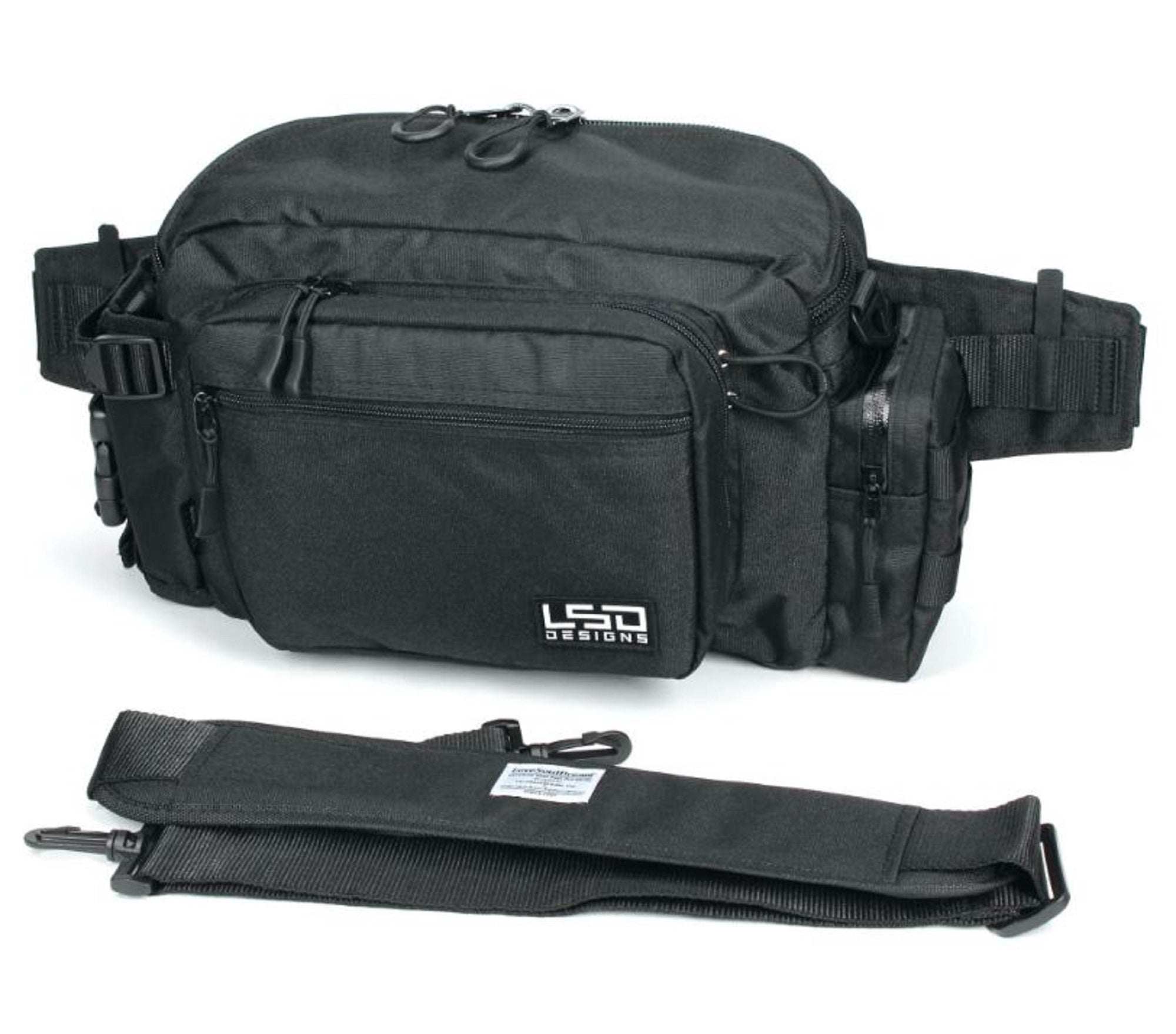 LSD Hip Bag Tuned Neo 21 x 30 x 12 cm Cordura Black (4938)