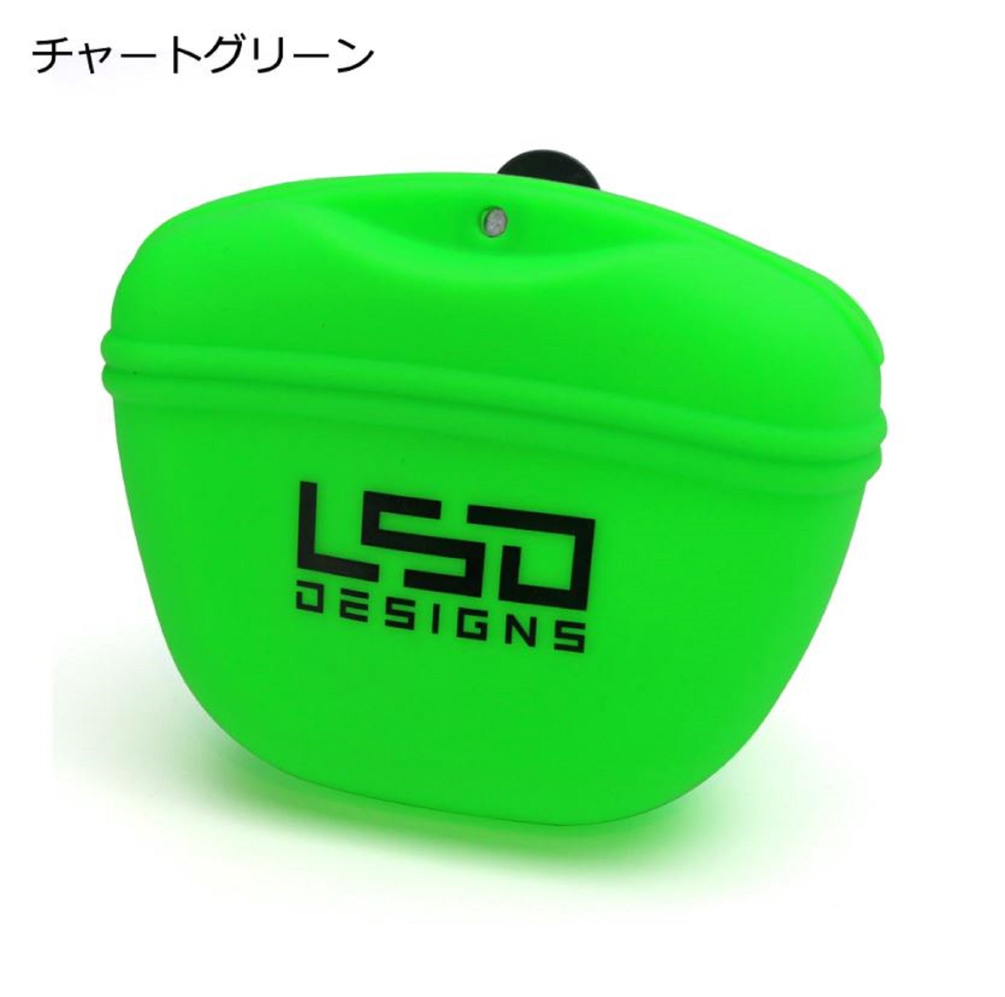 LSD Kuzu Pouch Silicon Clip on 11.5 x 13.5 cm Chart Green (9346)