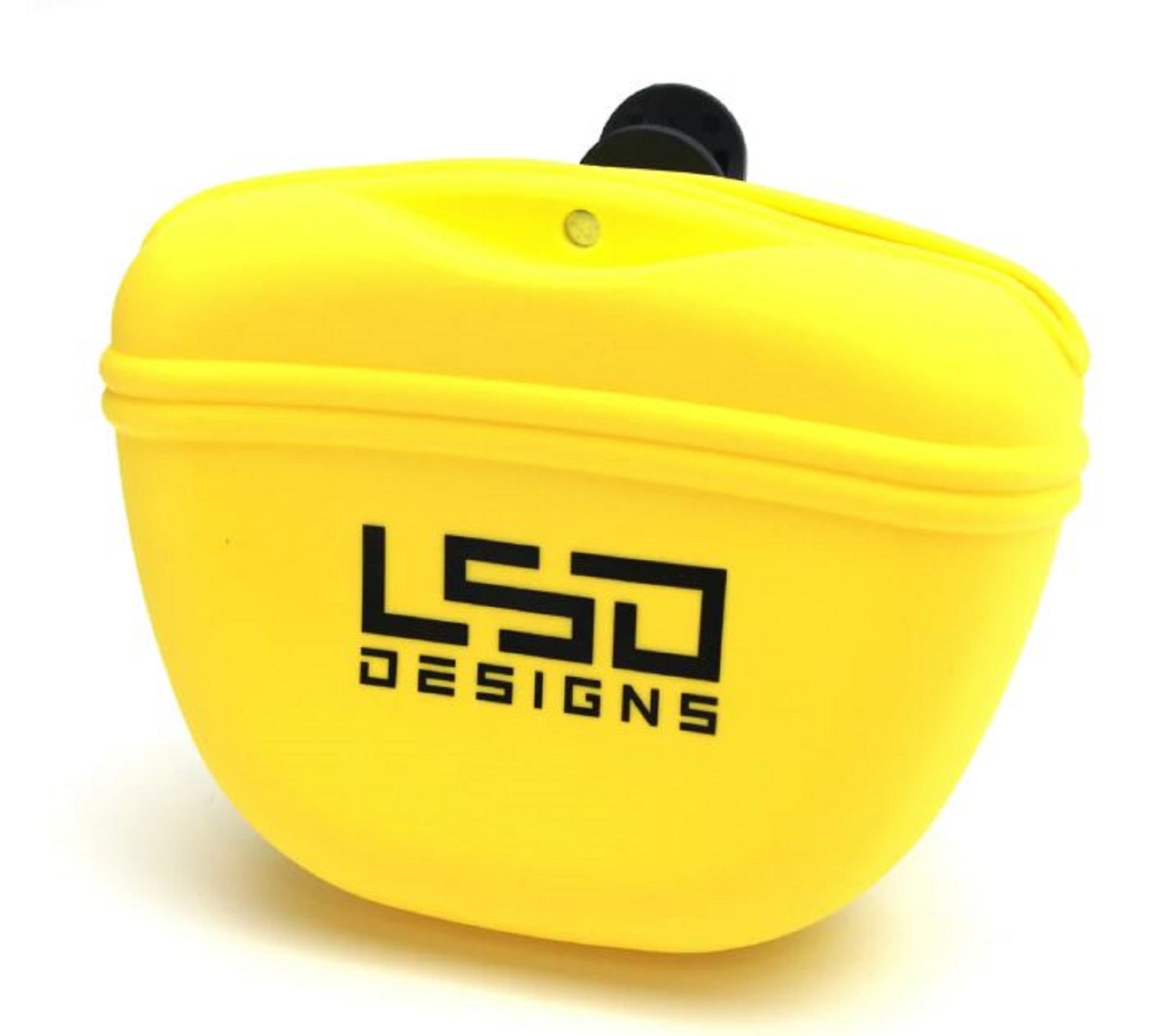LSD Kuzu Pouch Silicon Clip on 11.5 x 13.5 cm Neon Yellow (9353)