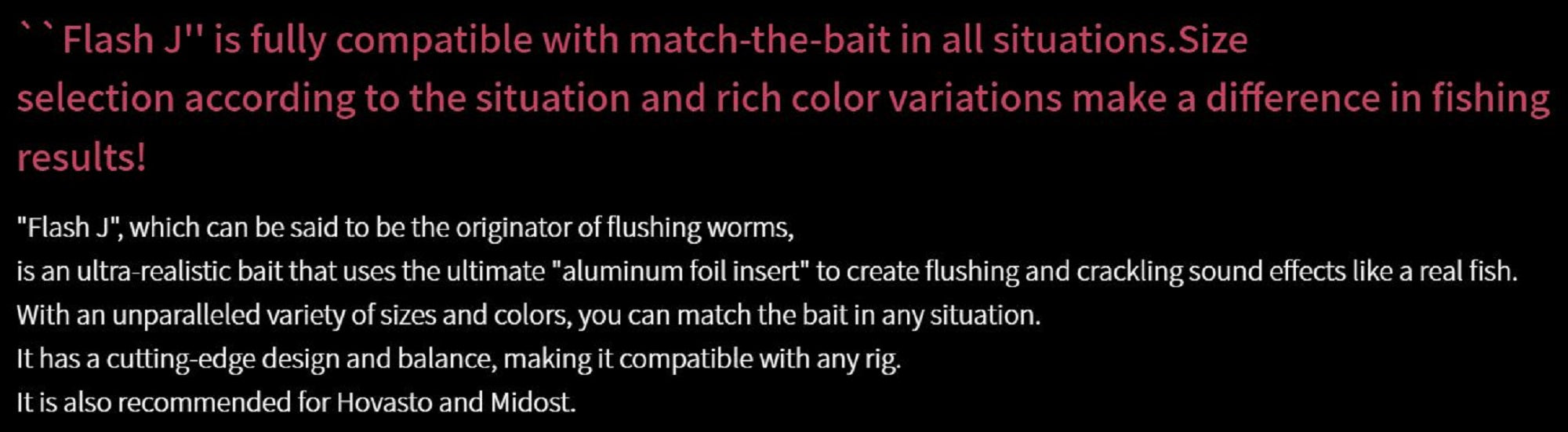 Fish Arrow Soft Lure Flash J 3 Inch 7 Piece per pack #22 (2496)