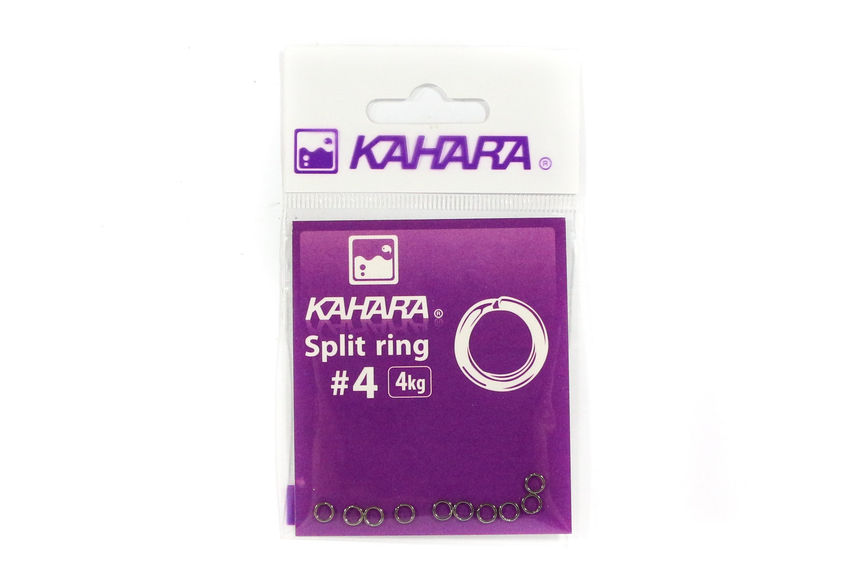 Kahara Split Ring Stainless Steel Size 4 (0706)