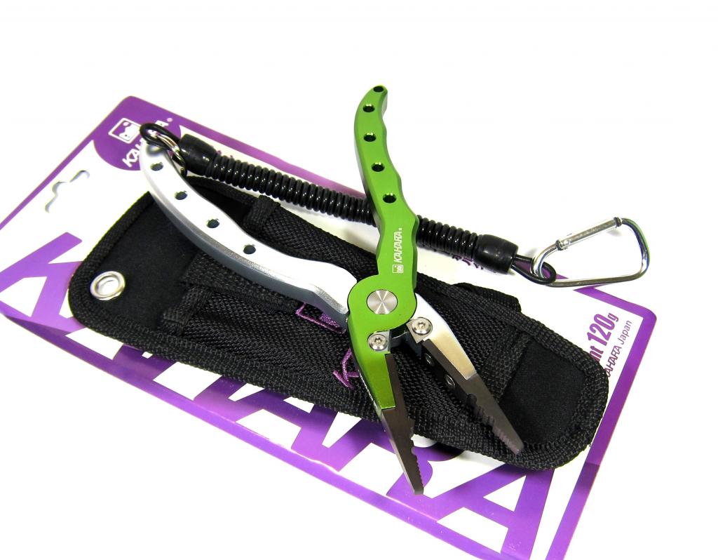 Kahara Pliers Aluminium Slim Type 120 Grams 6.5 Inch Green Silver (1109)