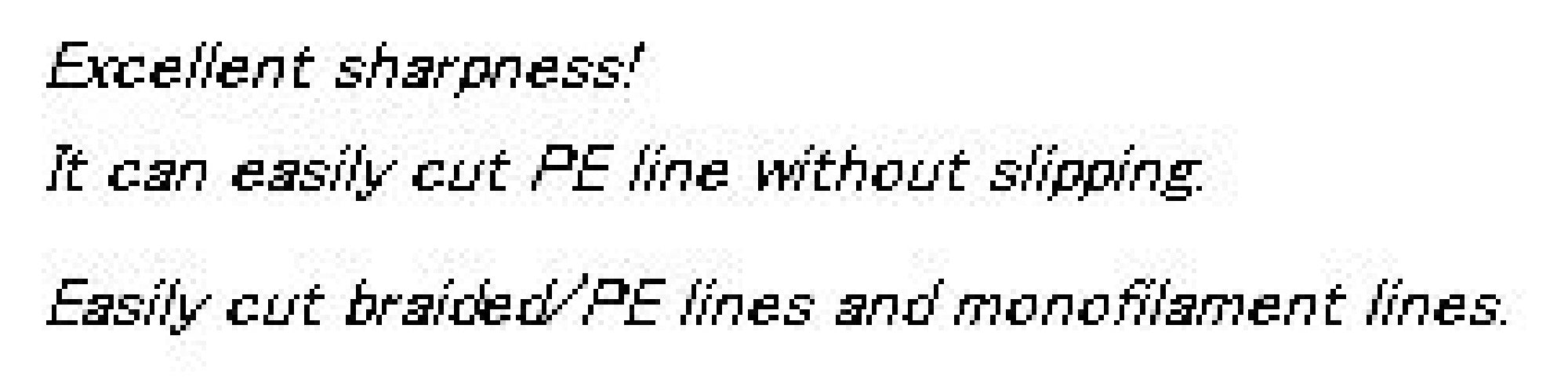 Kahara P.E Braided Line Scissors 27.5 grams 135 mm Black (7095)