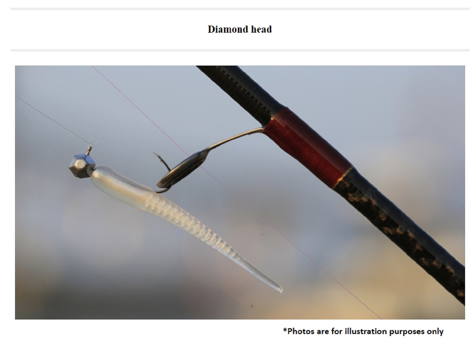 Thirty Four Jig Head Diamond Head 0.4 grams 5 per pack (2012)