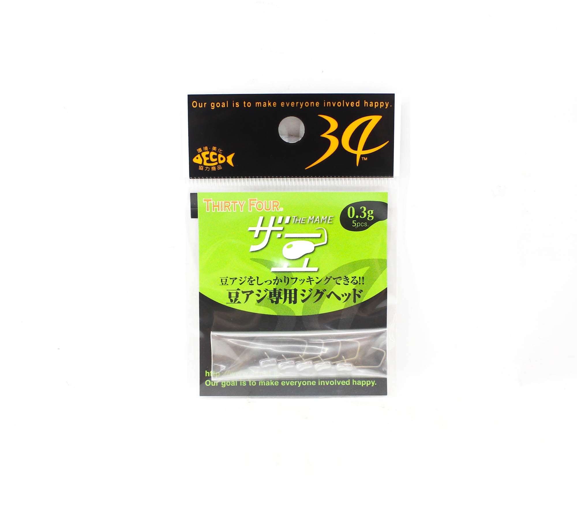 Thirty Four Jig Head The Mame 0.3 grams 5 per pack (2135)