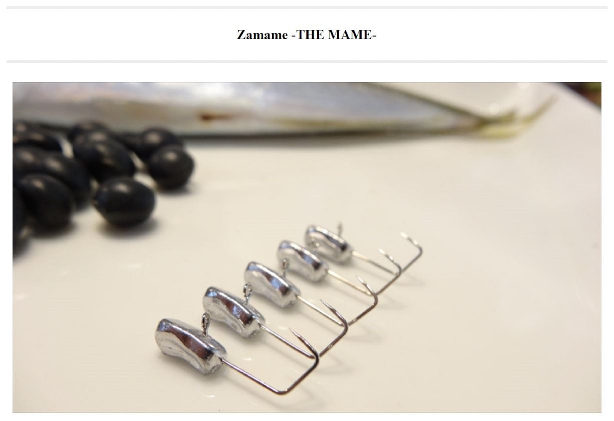 Thirty Four Jig Head The Mame 0.5 grams 5 per pack (2142)