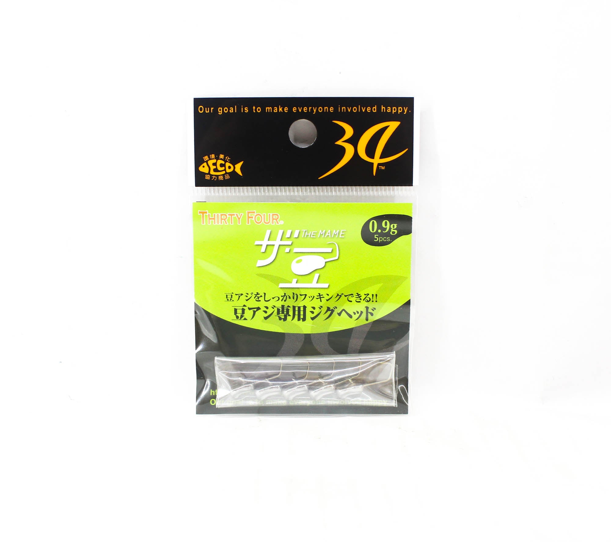 Thirty Four Jig Head The Mame 0.9 grams 5 per pack (2166)
