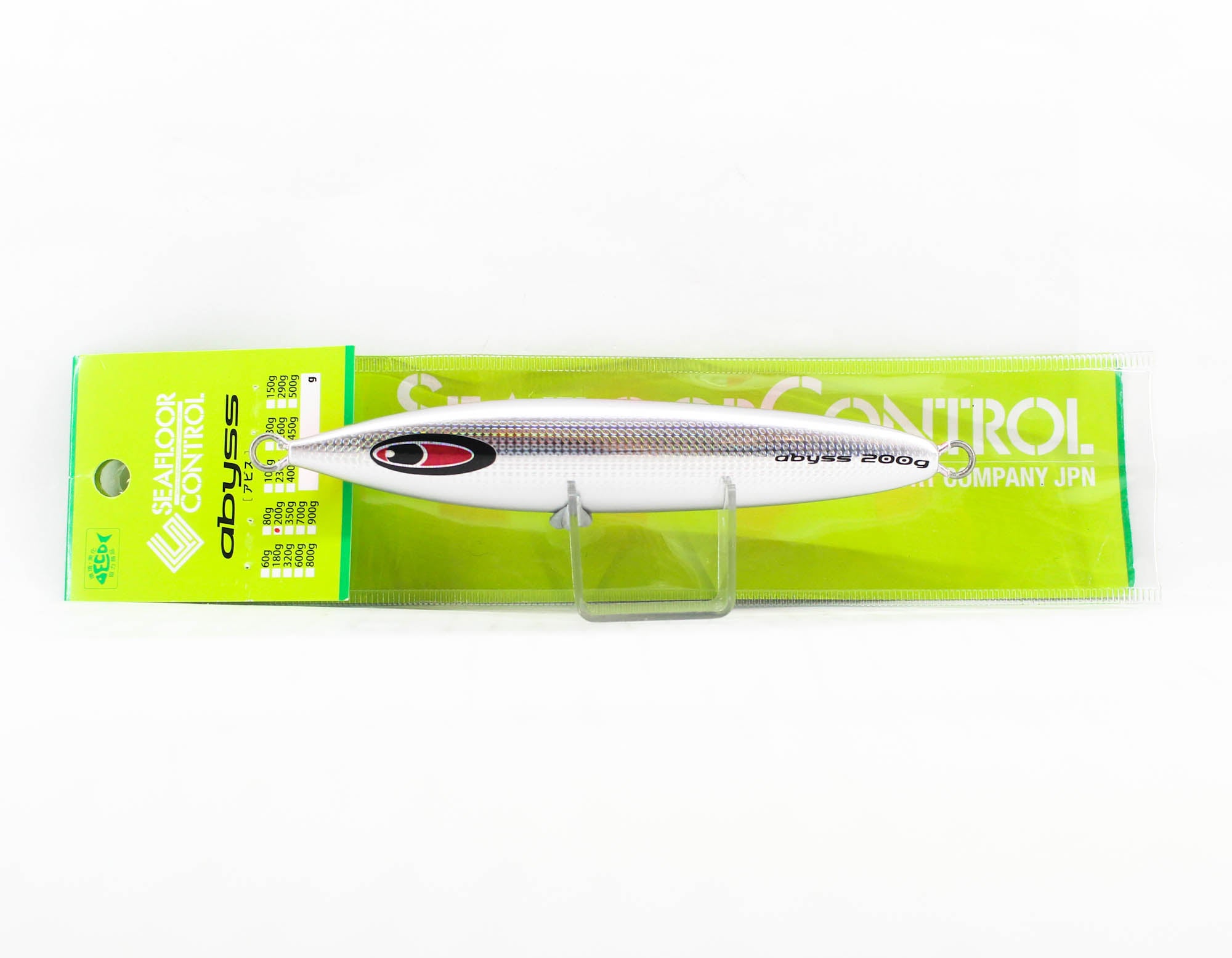 Seafloor Control Metal Jig Abyss 200 grams Zebra Pink GR (4718)