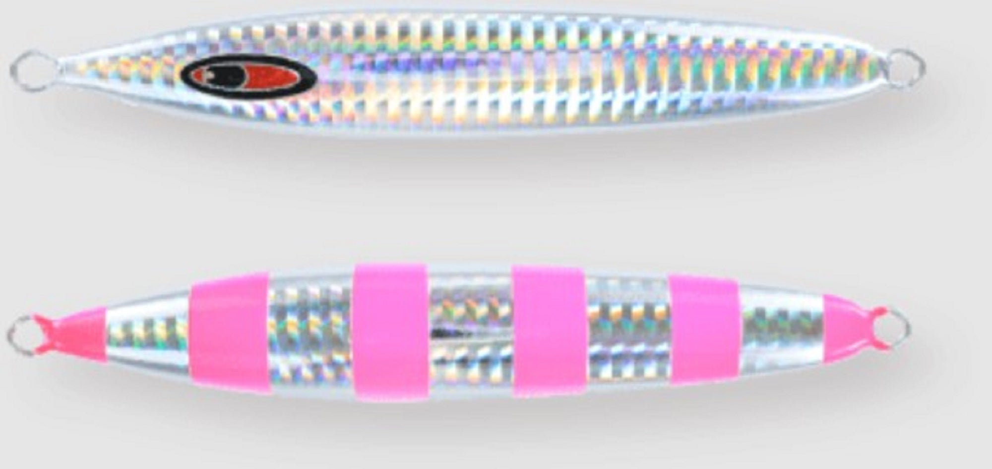 Seafloor Control Metal Jig Abyss 200 grams Zebra Pink GR (4718)