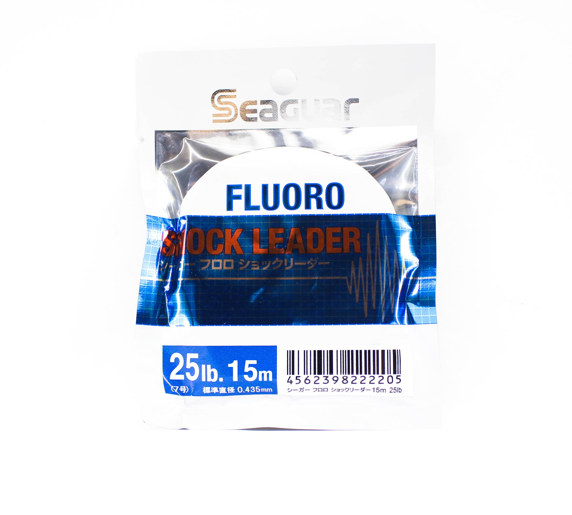 Seaguar Fluorocarbon F Shock Leader Line 15m Size 7-25lb-0.435mm (2205)