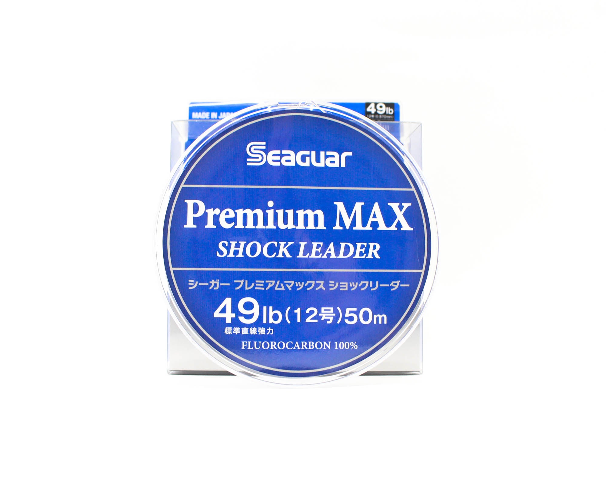 Seaguar Fluorocarbon Premium Max Shock Leader Line 50m Size 12 49lb (2595)