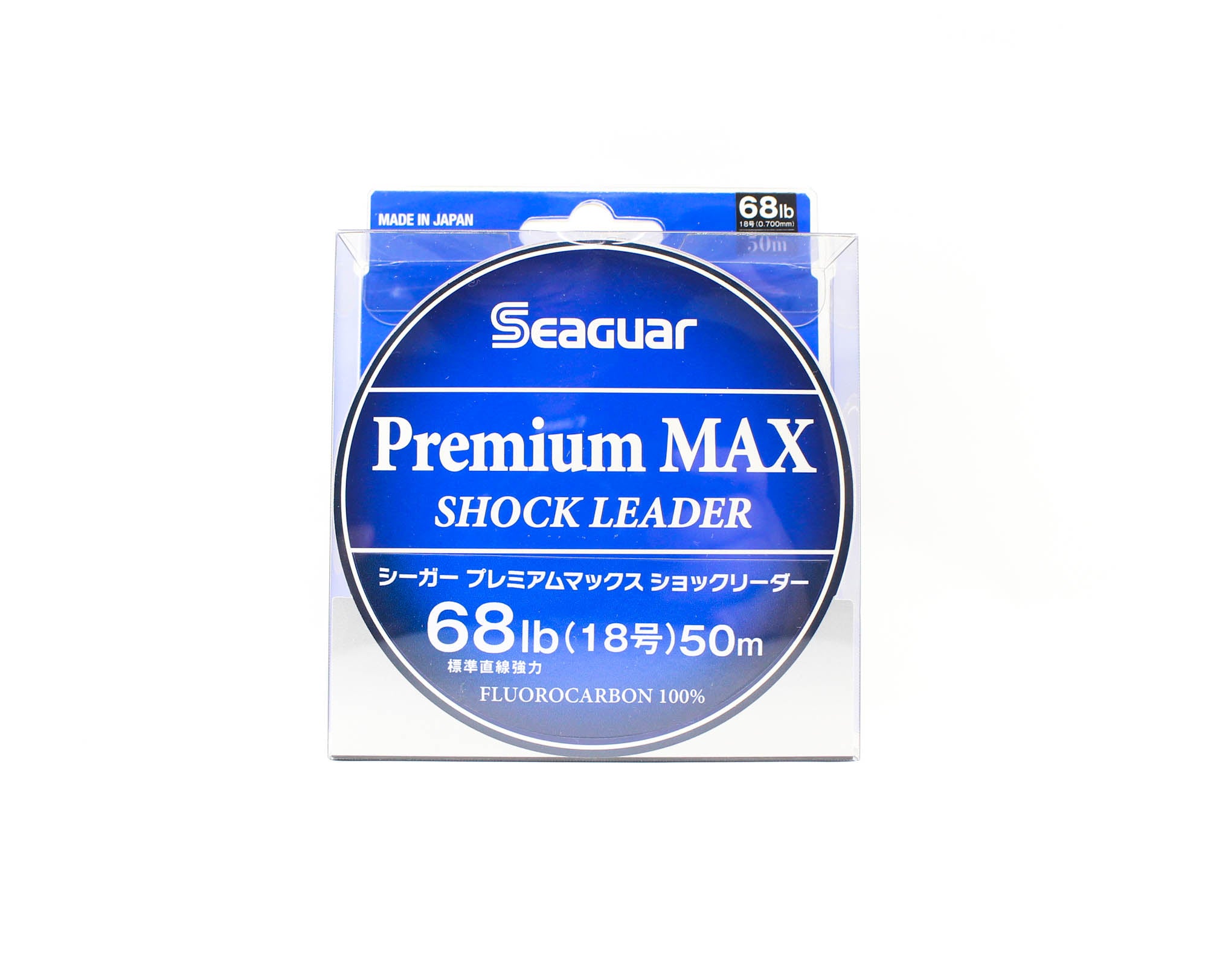 Seaguar Fluorocarbon Premium Max Shock Leader Line 50m Size 18 68lb (2618)