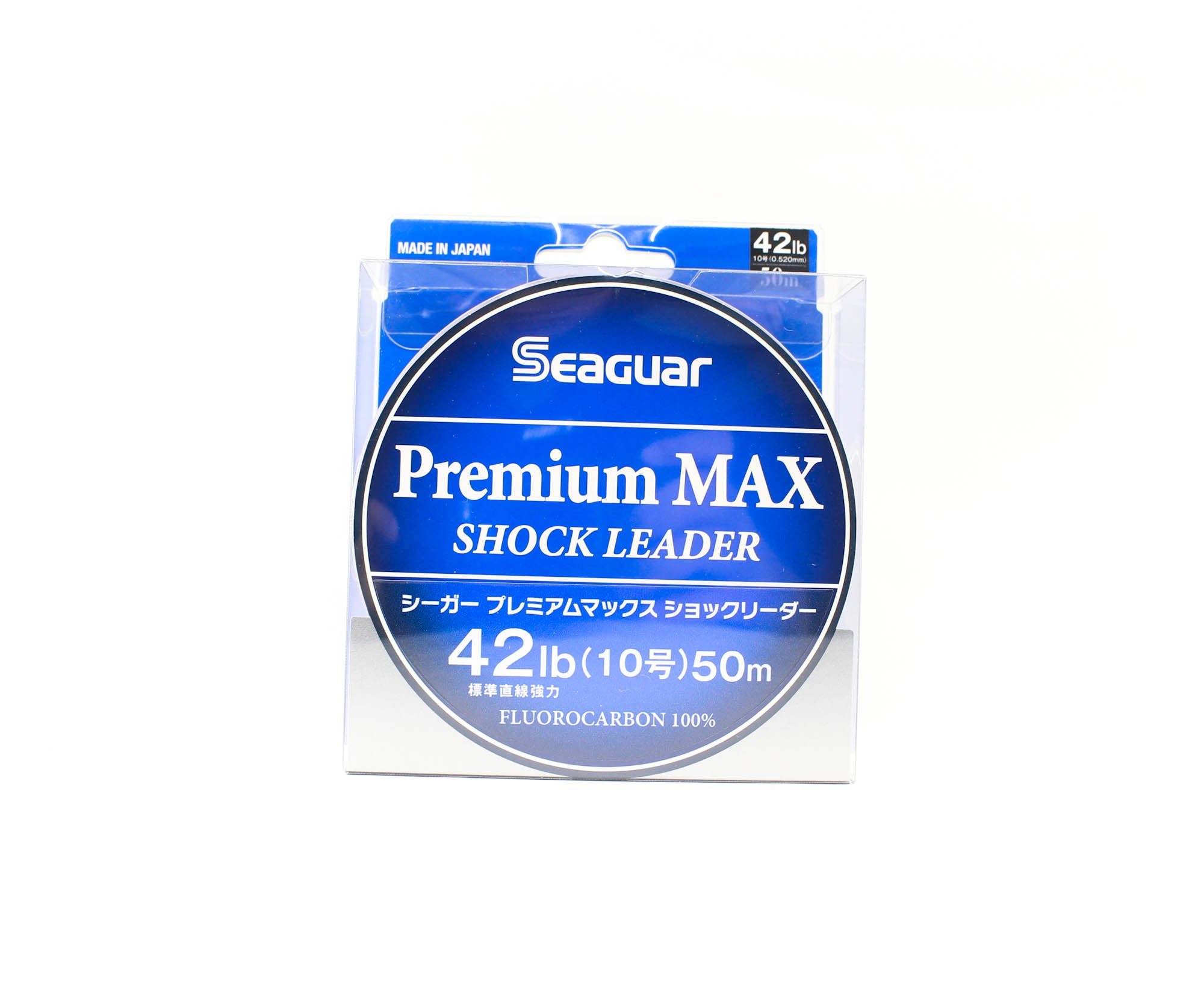 Seaguar Fluorocarbon Premium Max Shock Leader Line 50m Size 10 42lb (2632)