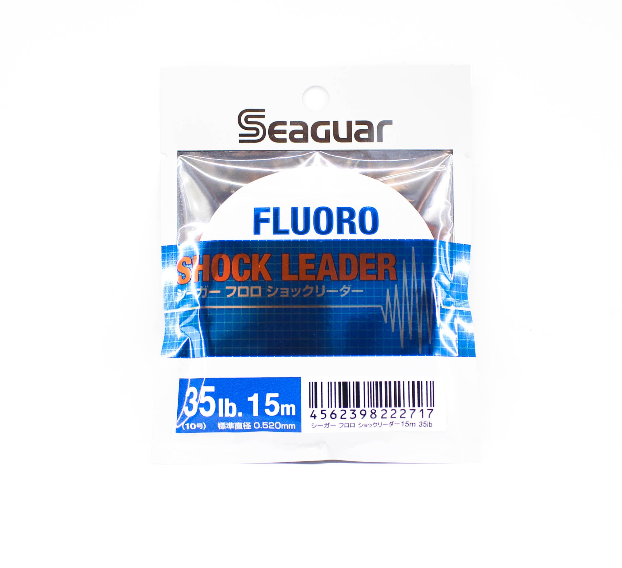 Seaguar Fluorocarbon F Shock Leader Line 15m Size 10-35lb-0.52mm (2717)