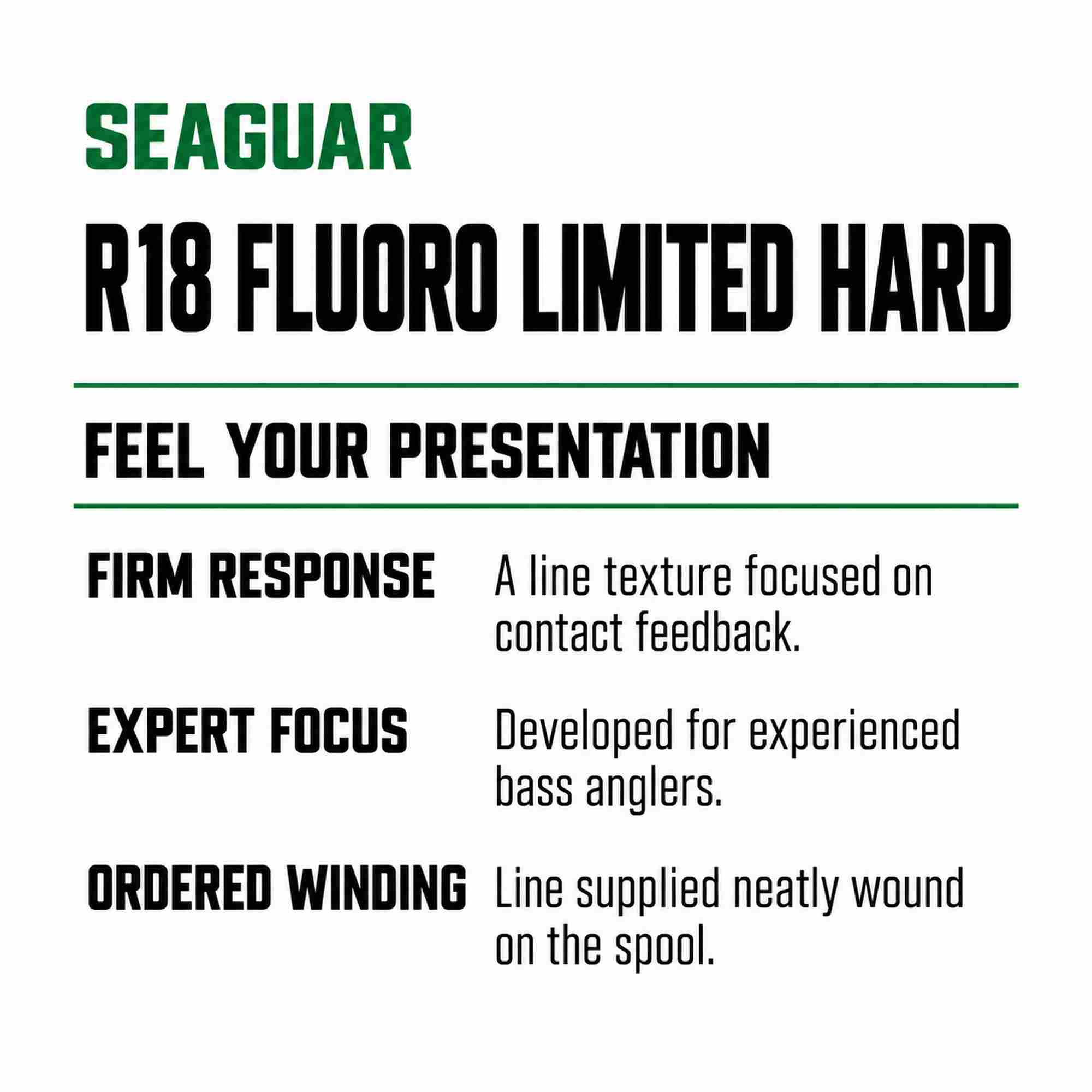Seaguar Fluorocarbon R18 Fluoro Limited Hard 80m 14lb (3189)