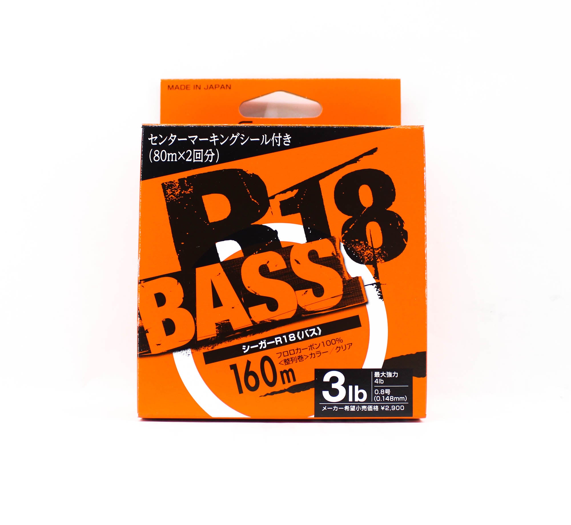 Seaguar Fluorocarbon R18 Bass Line 160m 3lb-0.148mm (3325)