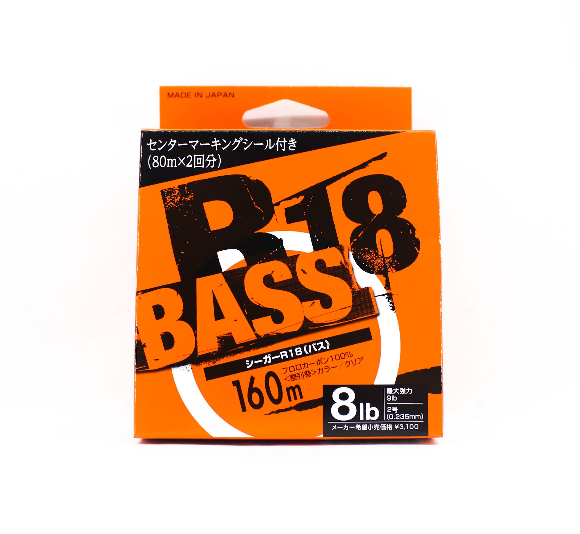 Seaguar Fluorocarbon R18 Bass Line 160m 8lb-0.235mm (3370)