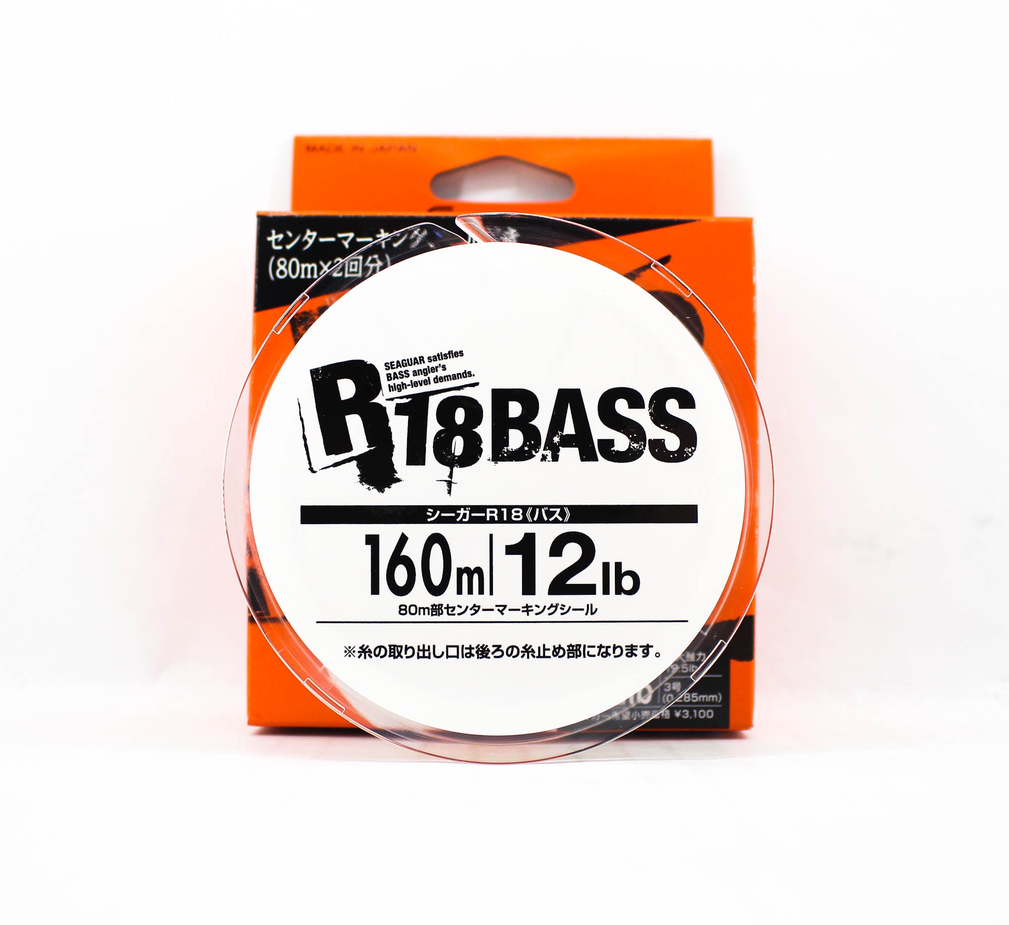 Seaguar Fluorocarbon R18 Bass Line 160m 12lb-0.285mm (3394)