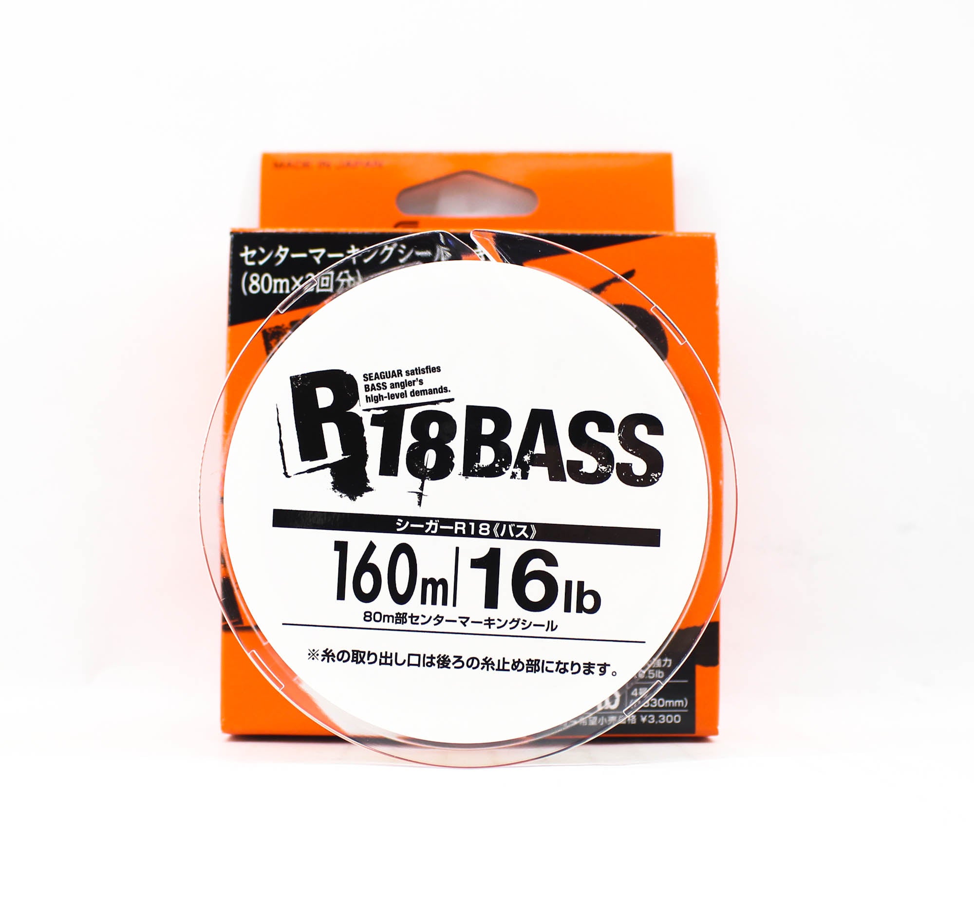 Seaguar Fluorocarbon R18 Bass Line 160m 16lb-0.33mm (3417)