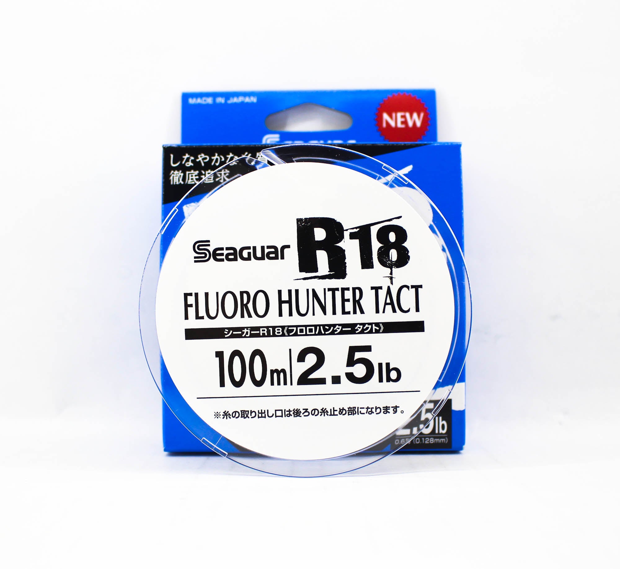 Seaguar Fluorocarbon R18 Fluoro Hunter Line 100m 2.5lb-0.128mm (3974)