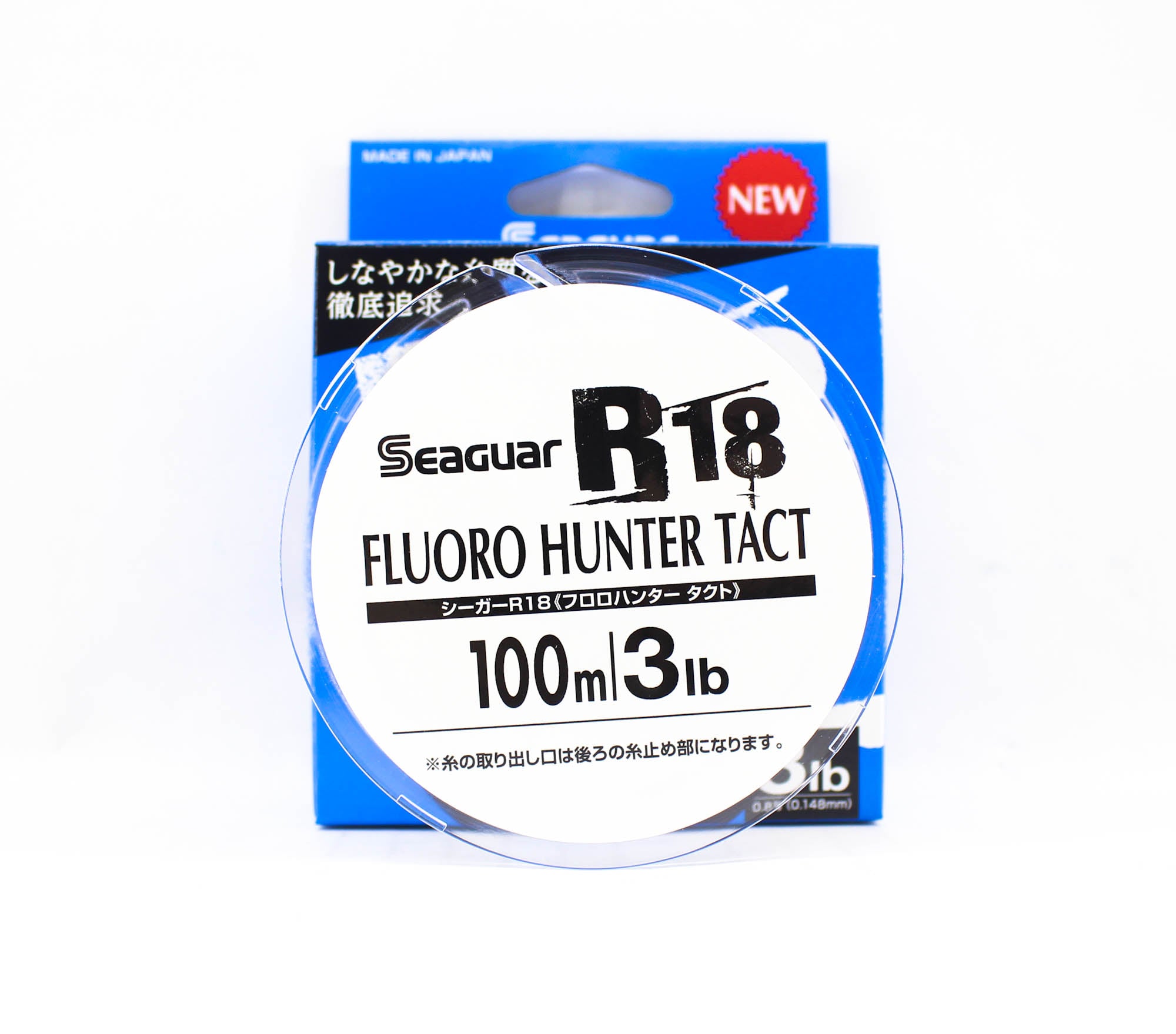 Seaguar Fluorocarbon R18 Fluoro Hunter Line 100m 3lb-0.148mm (3981)