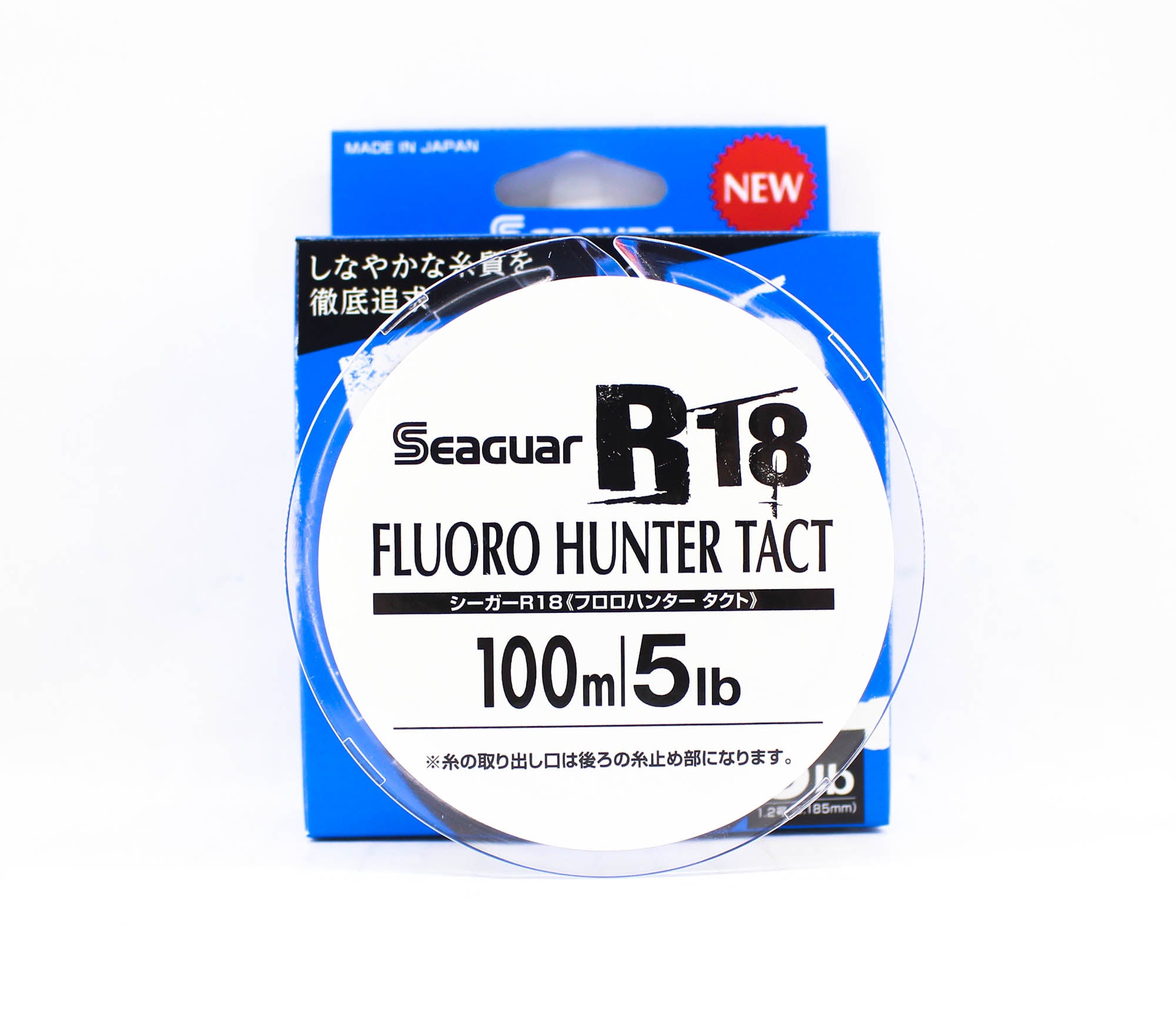 Seaguar Fluorocarbon R18 Fluoro Hunter Line 100m 5lb-0.185mm (4001)